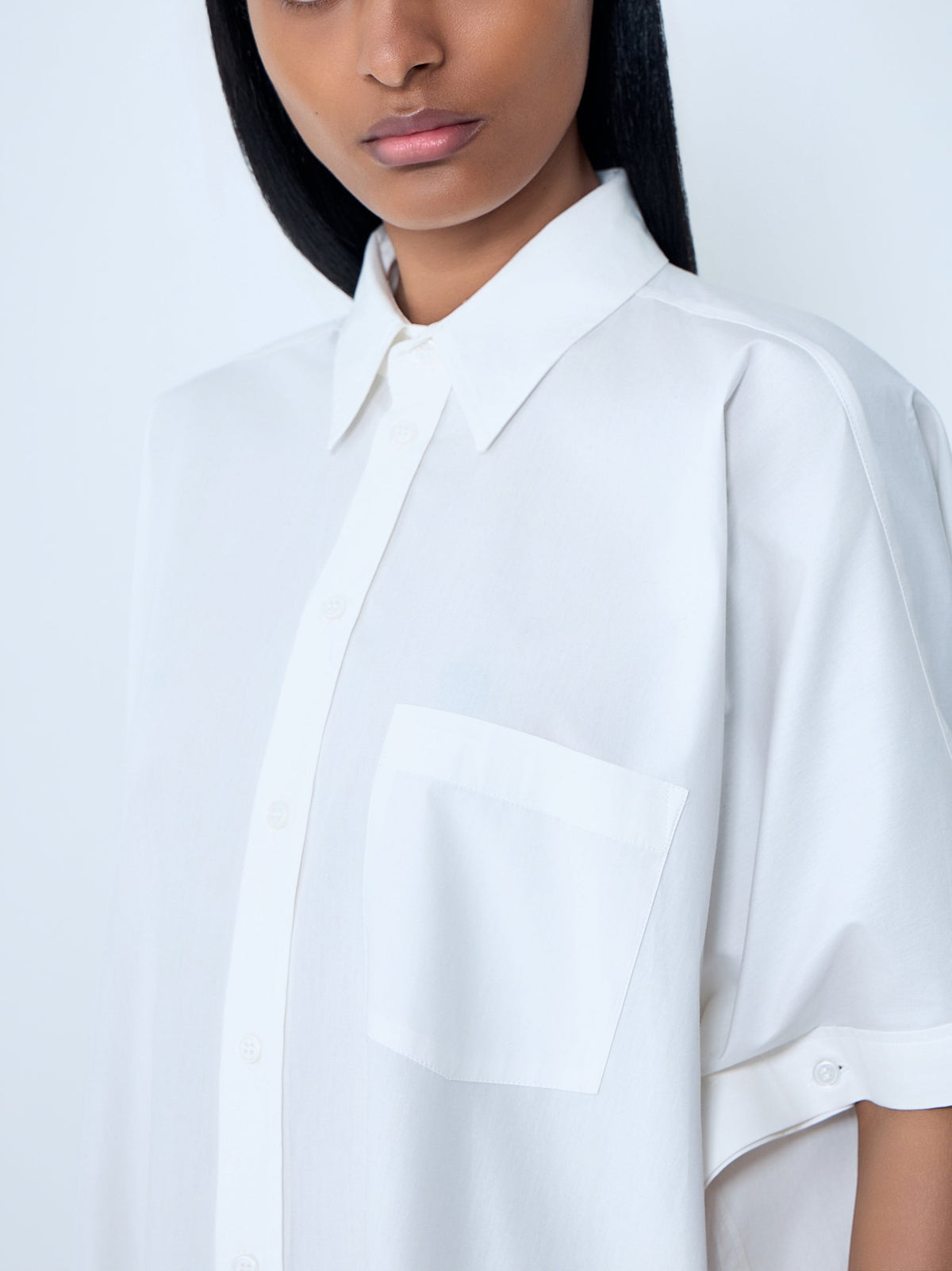 Button-down midi dress