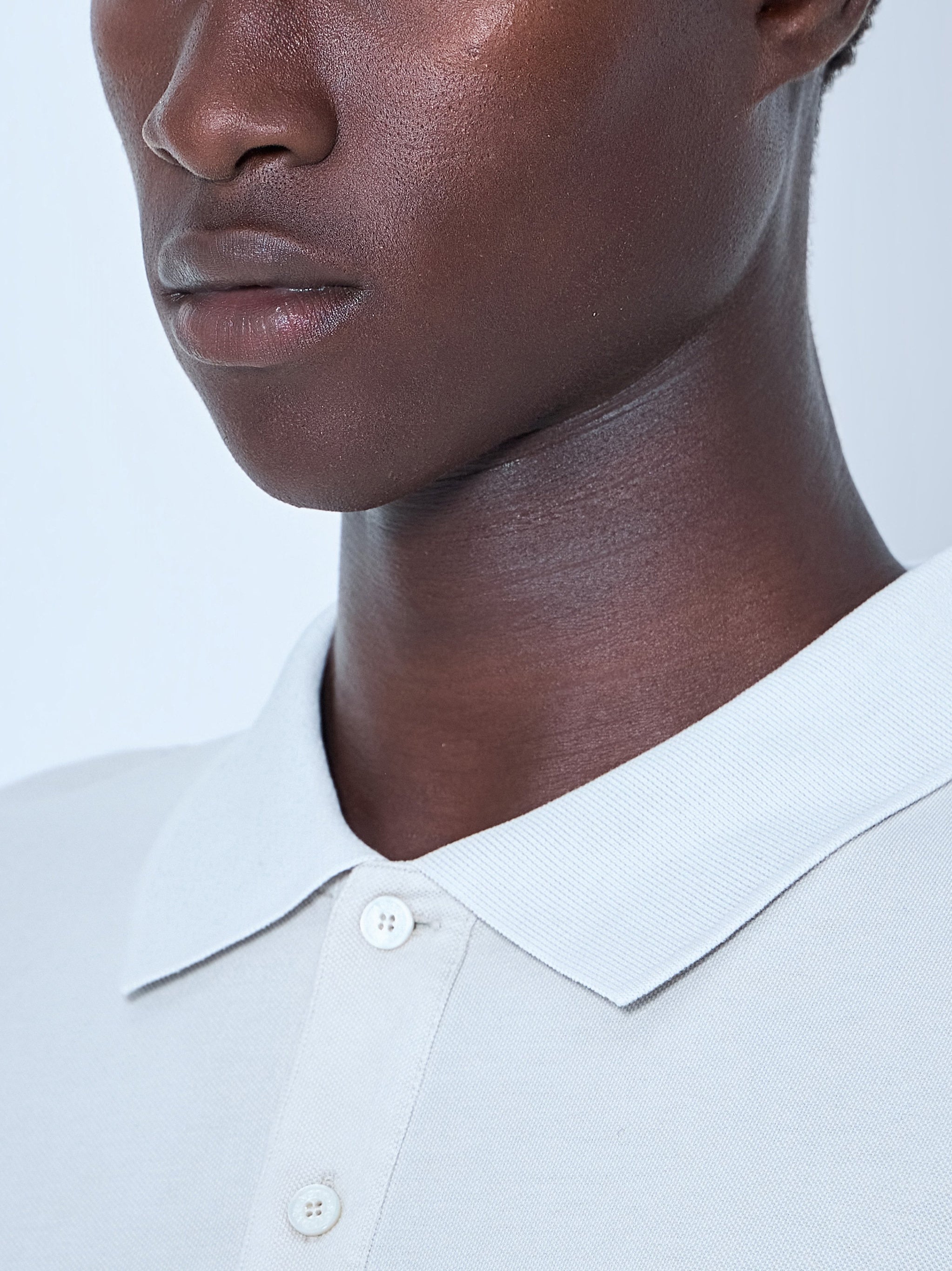 Washed logo polo shirt