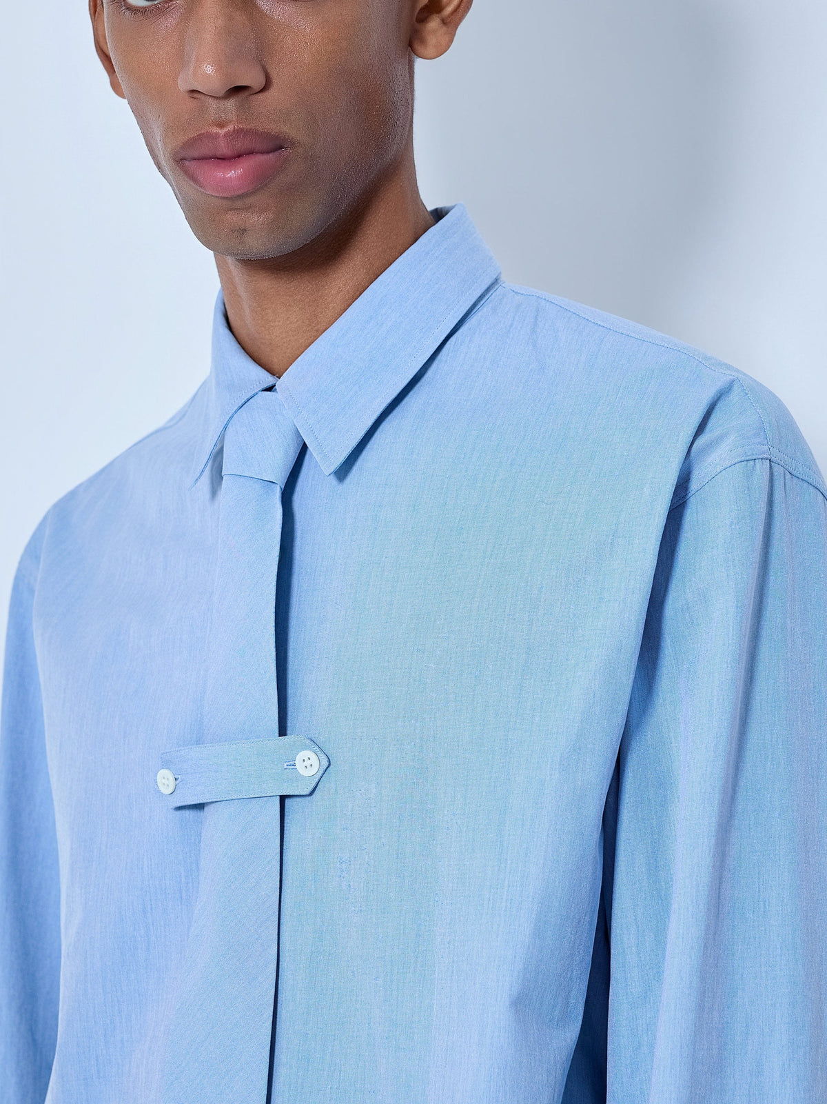 Cilian classic cotton shirt with tie