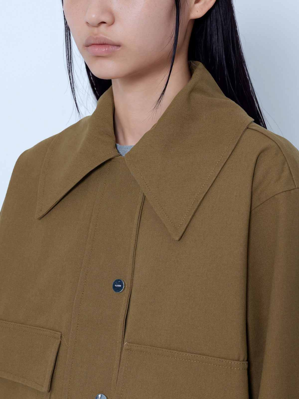 Workwear canvas short barn jacket
