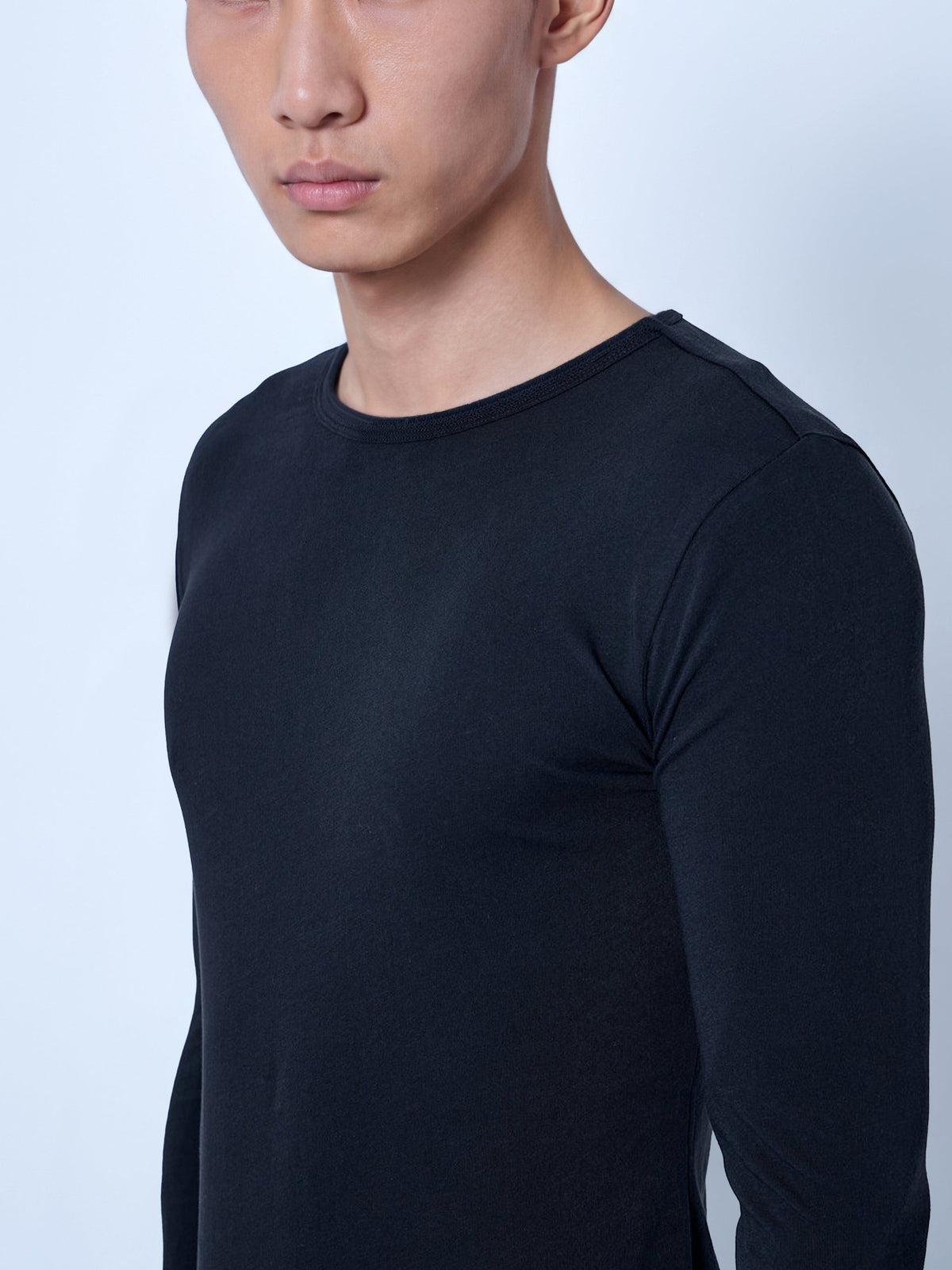 Sheer long sleeve top