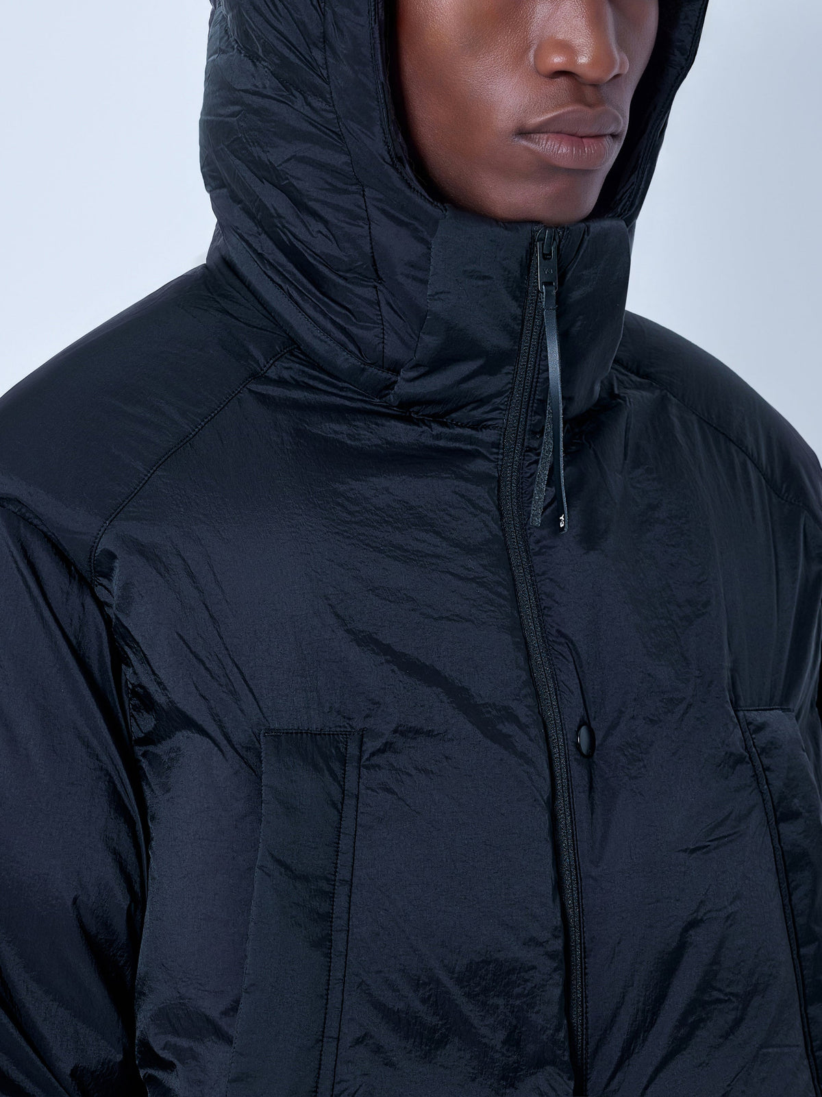 Hooded puffer jacket