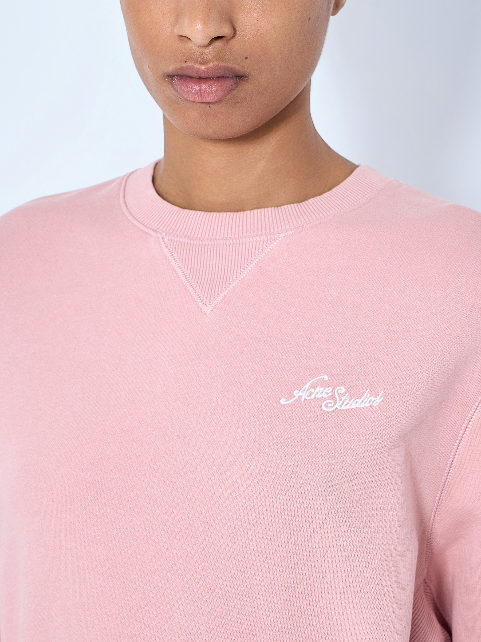 Fleece sweatshirt with logo