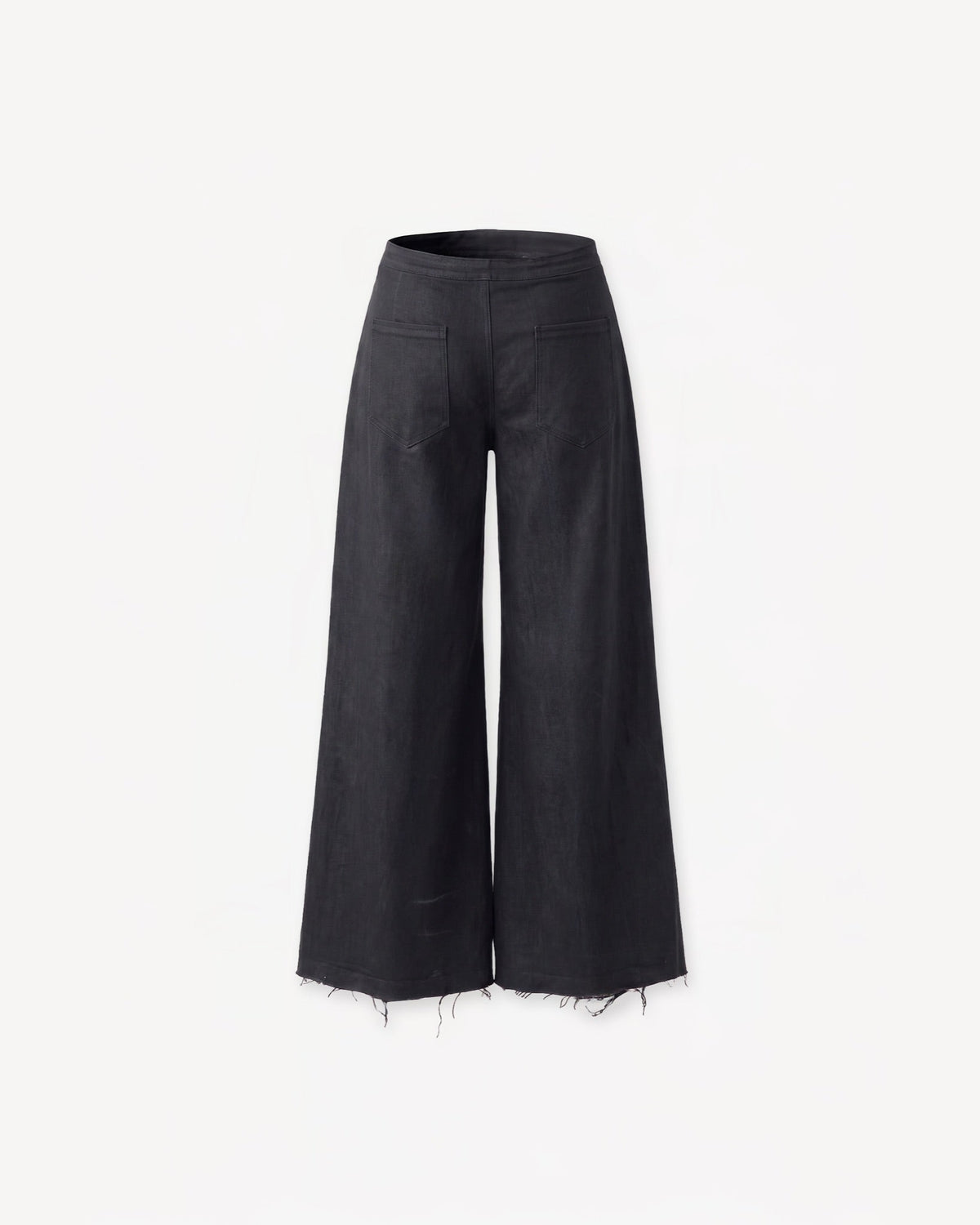Long denim pants black