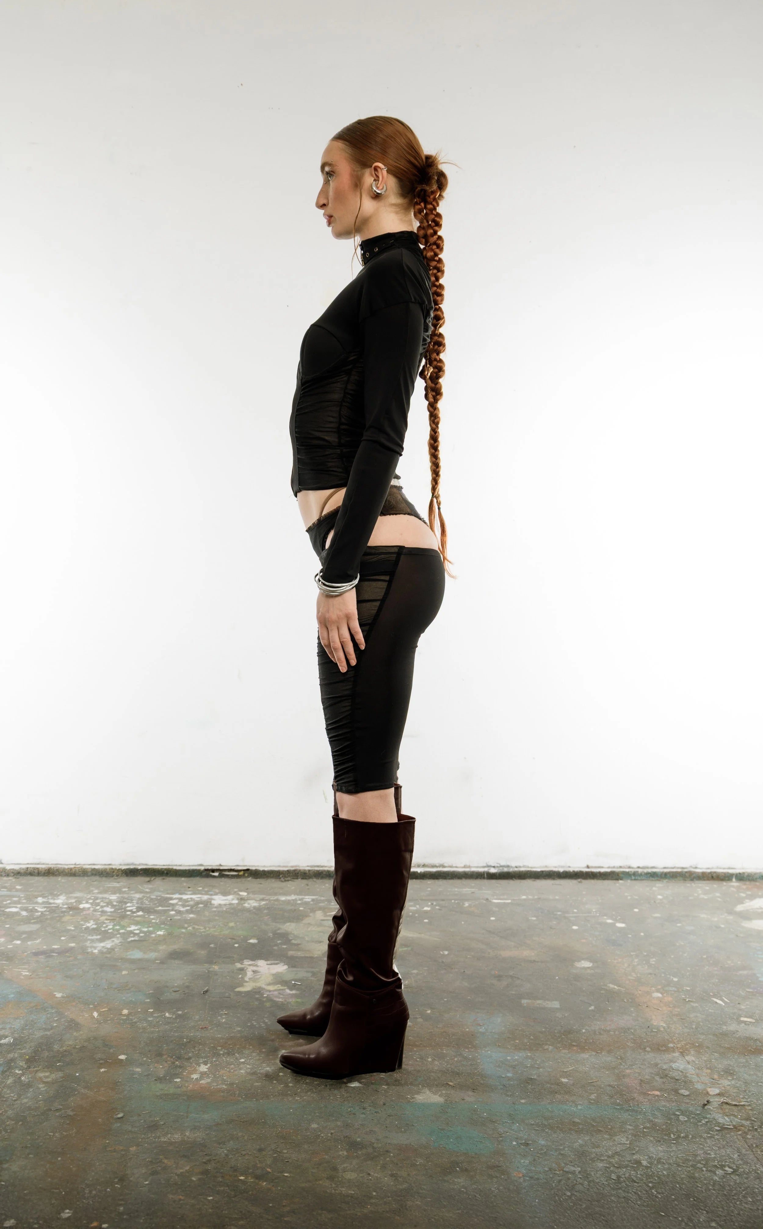 Shell jacket- smoked black