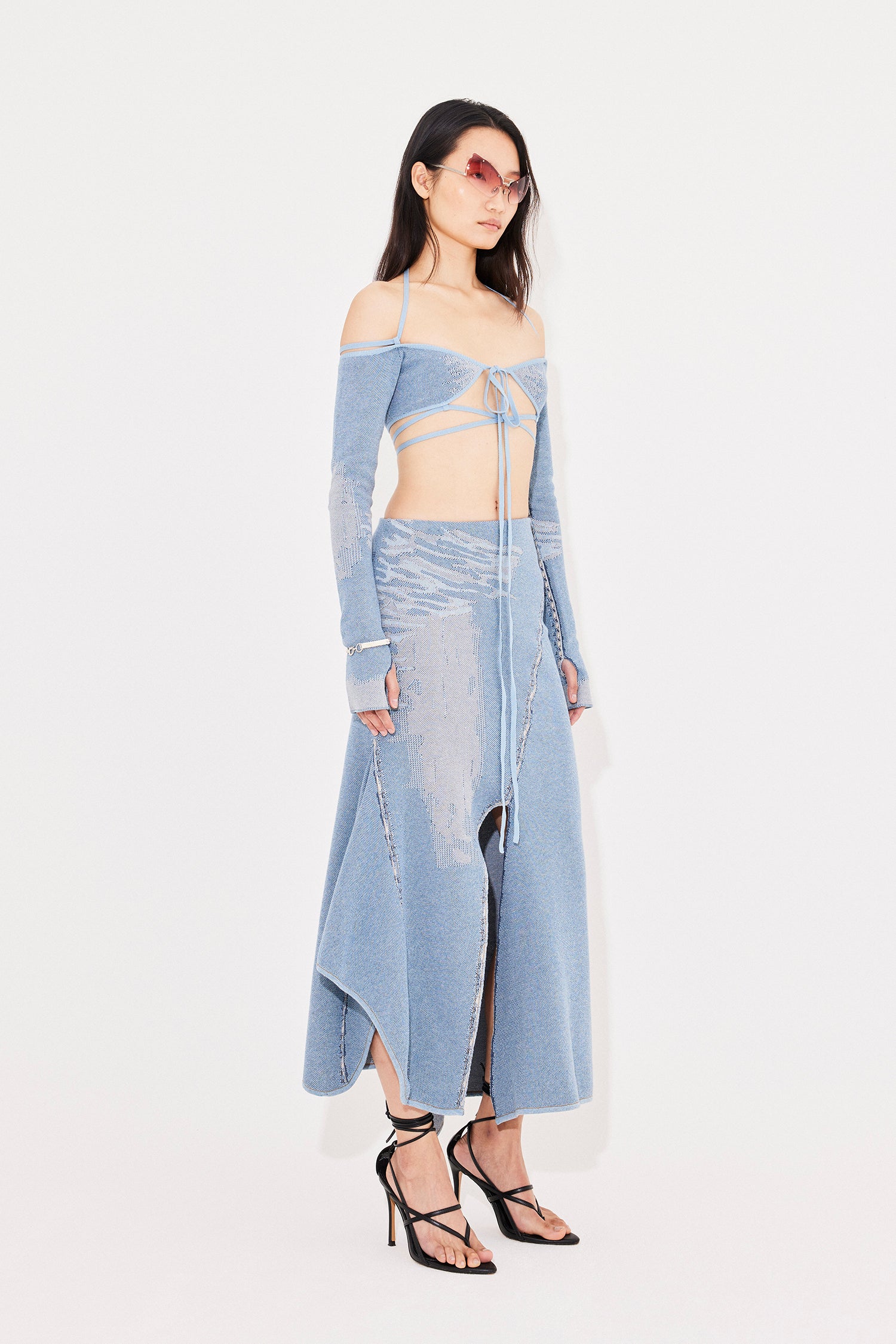 Denim siren skirt