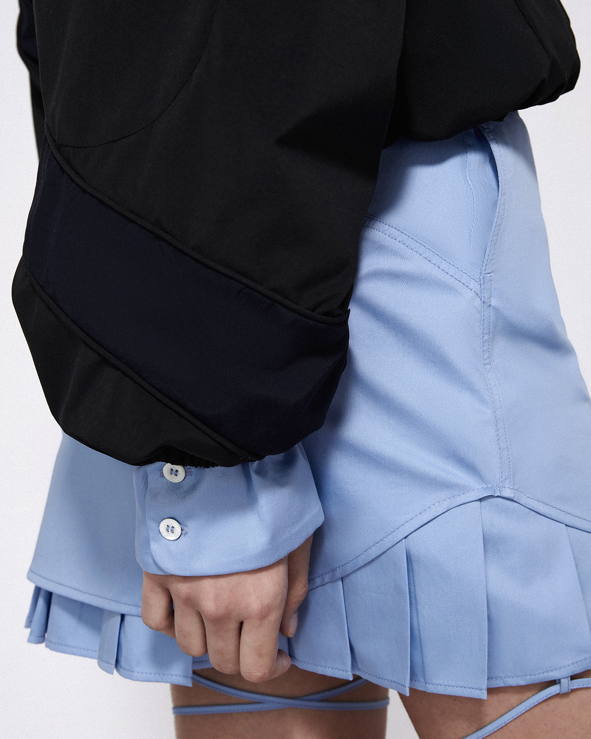 Modified track jacket black