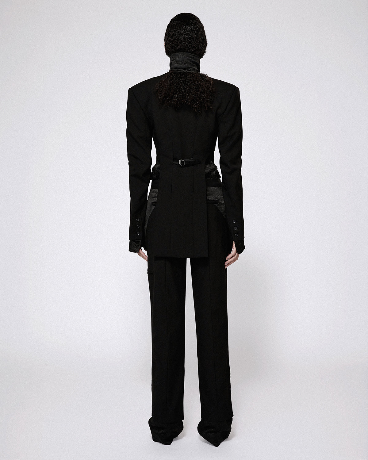Gemini tailored trousers black