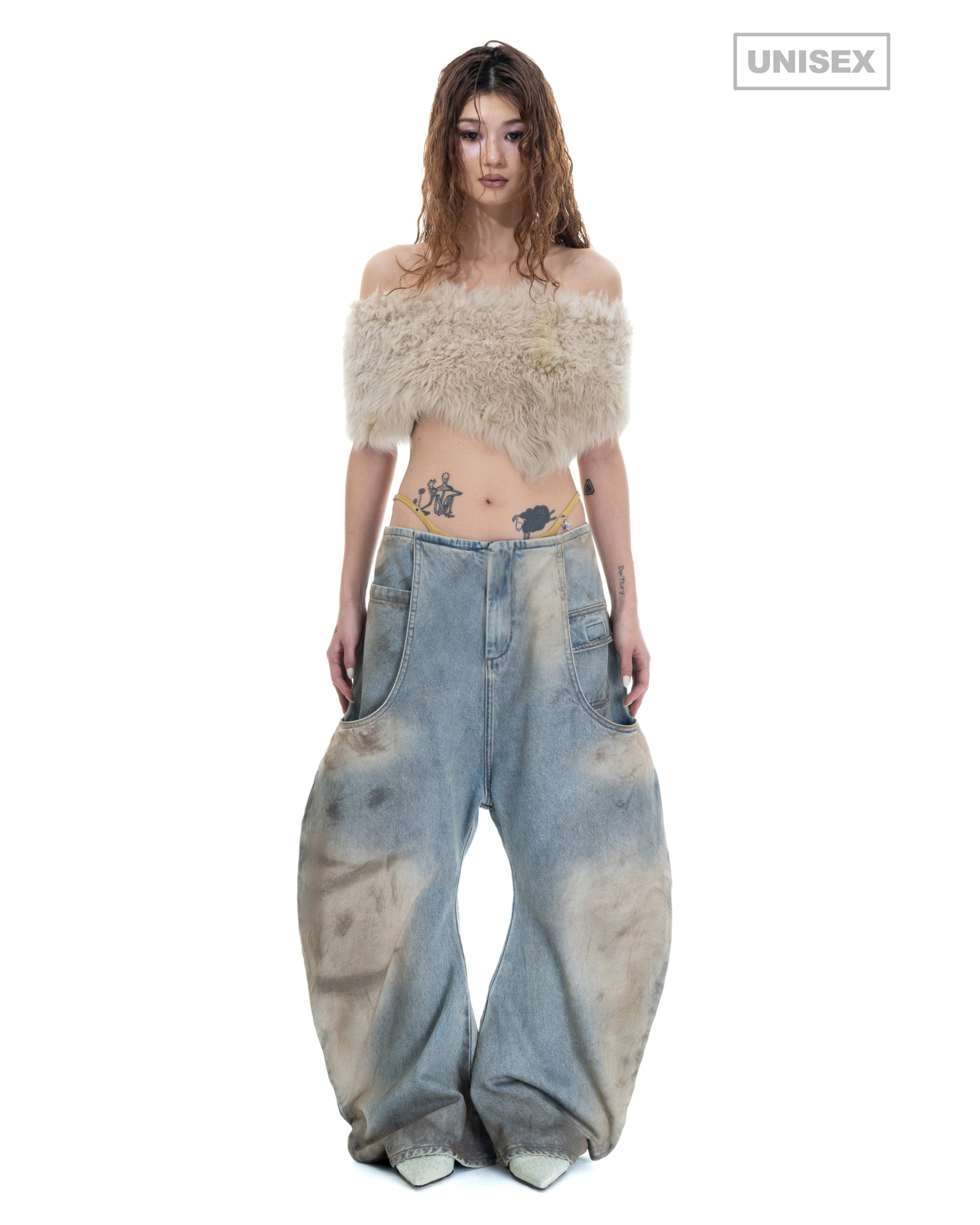 Wreck juice- denim trouser- lb