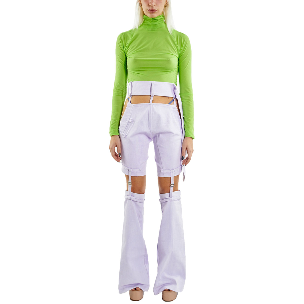 Elephant pantalone denim lilla