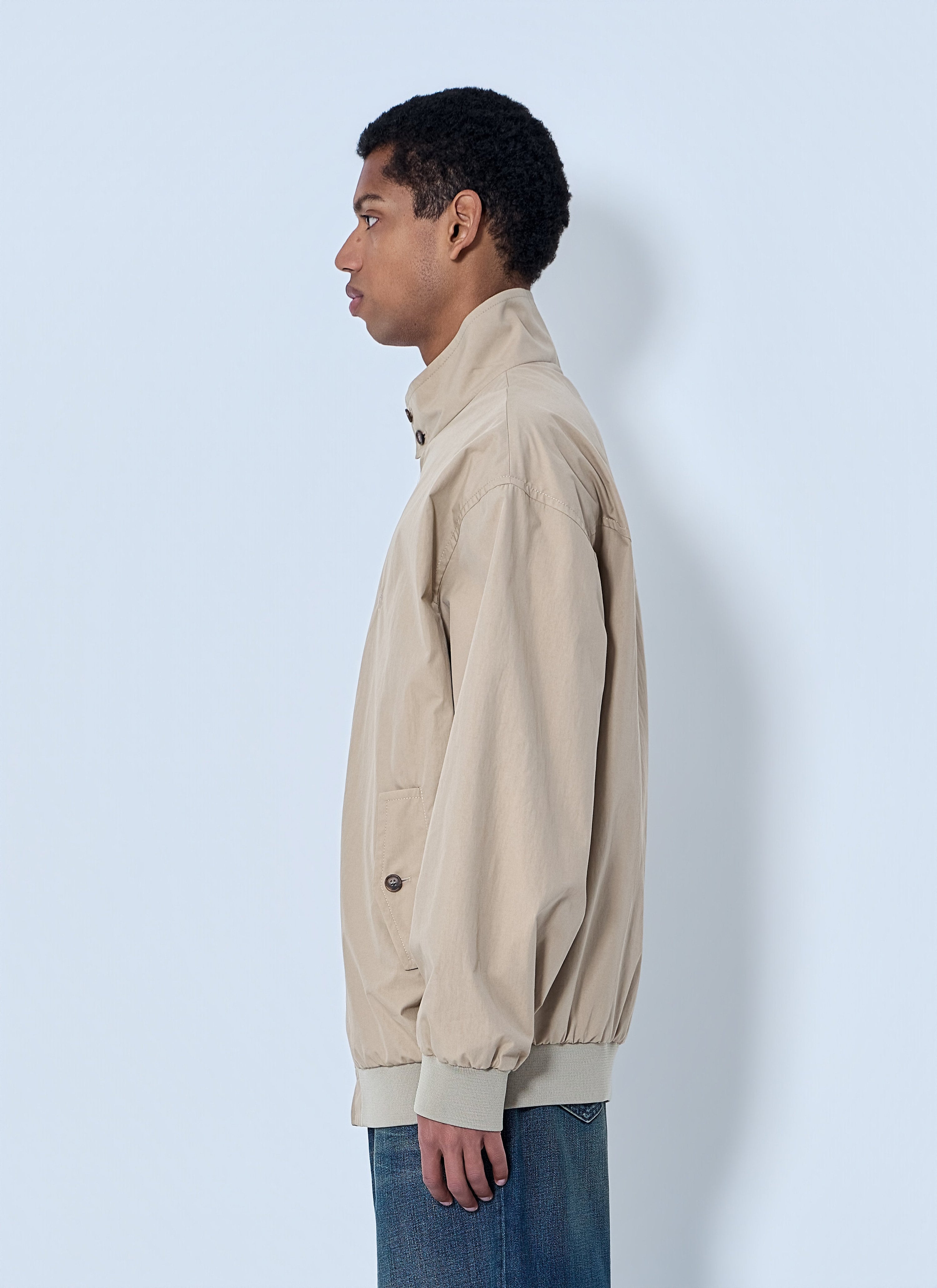 High-neck zip jacket