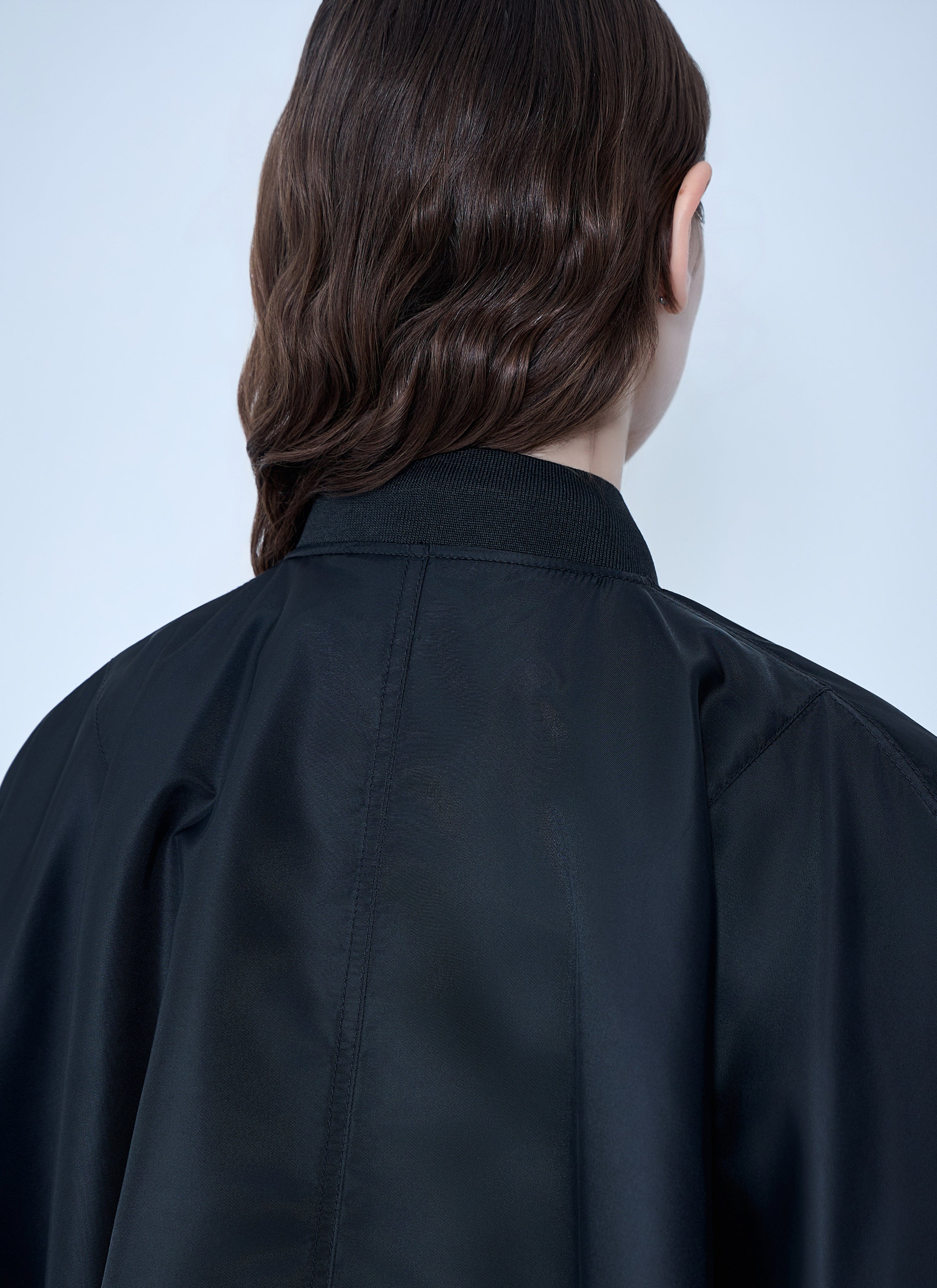 Zip-front poncho