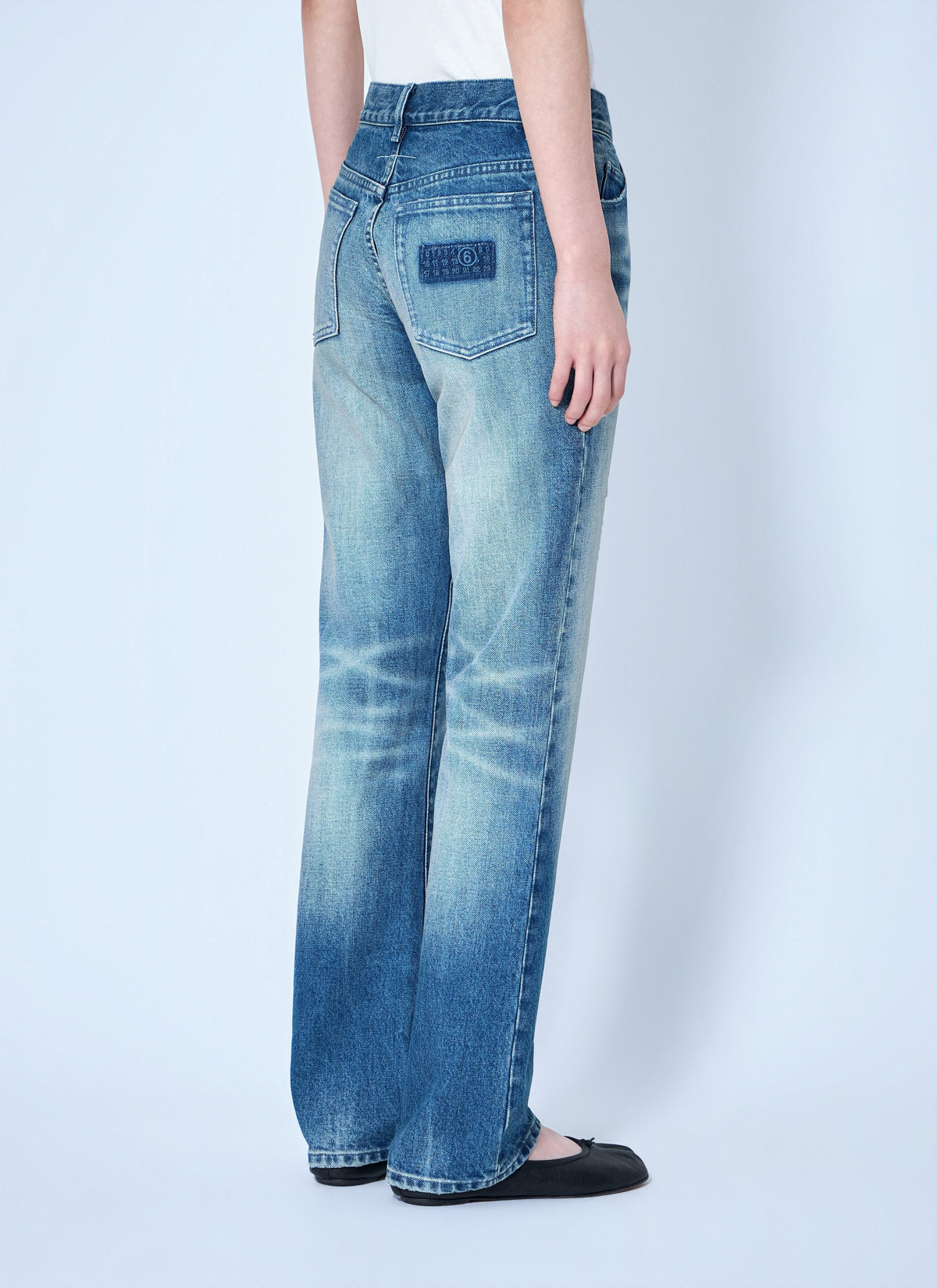 Straight leg jeans