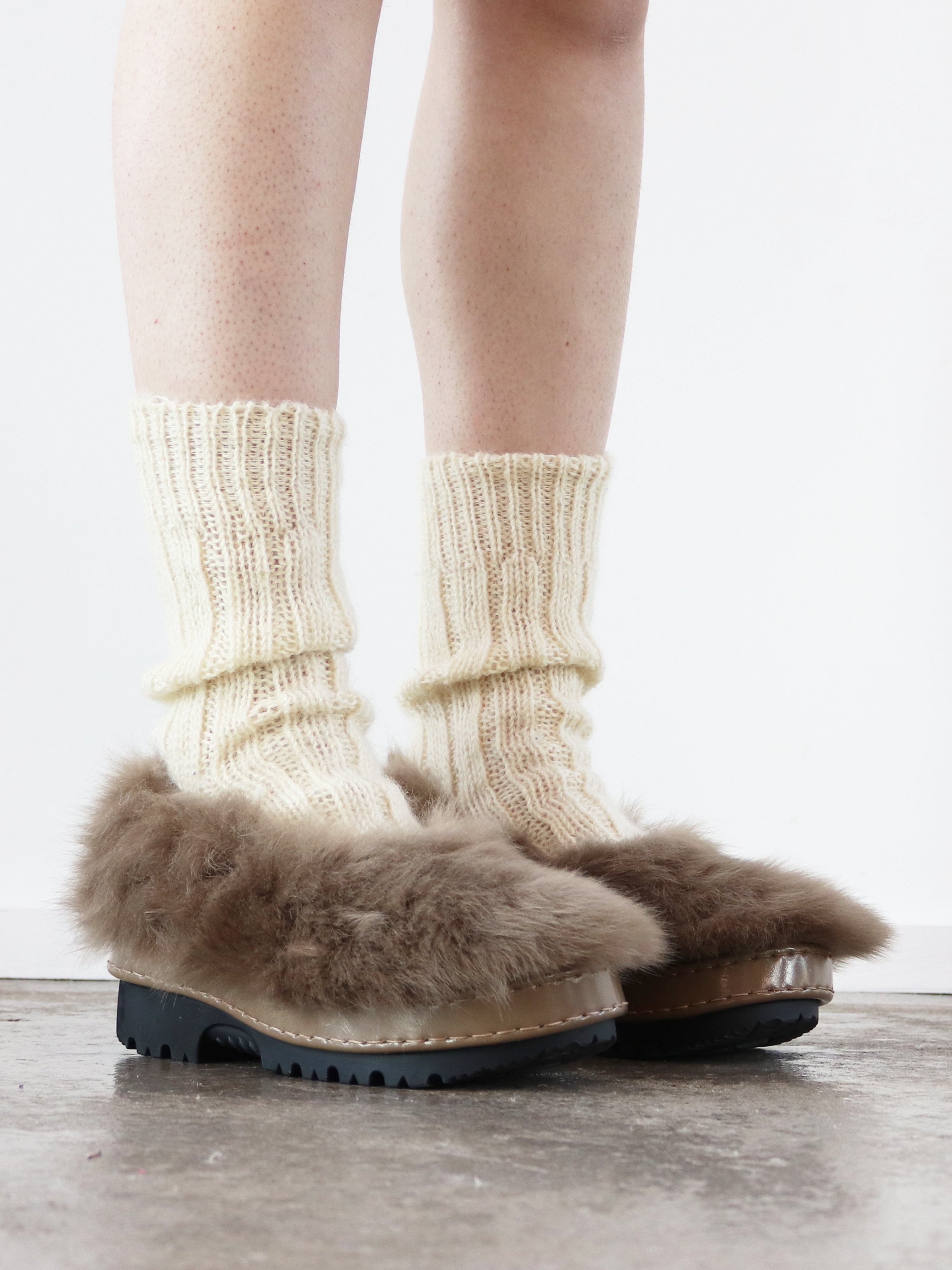 Shearling loafers