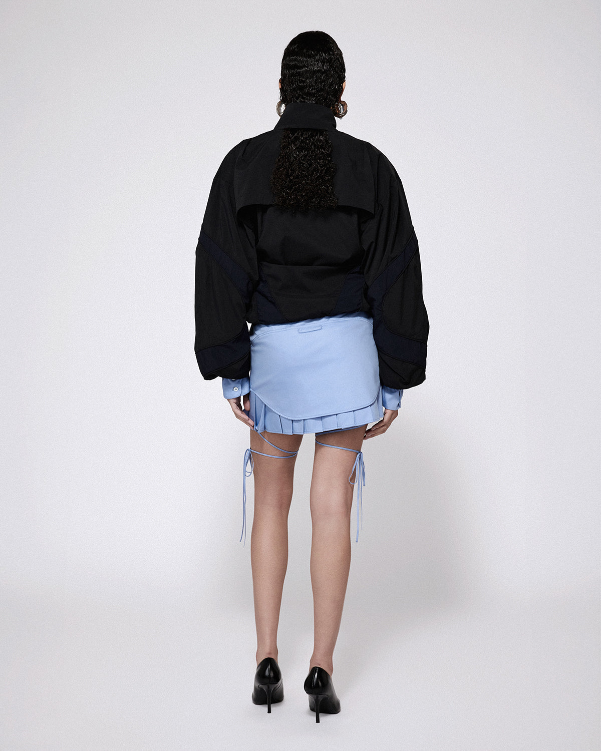 Modified track jacket black