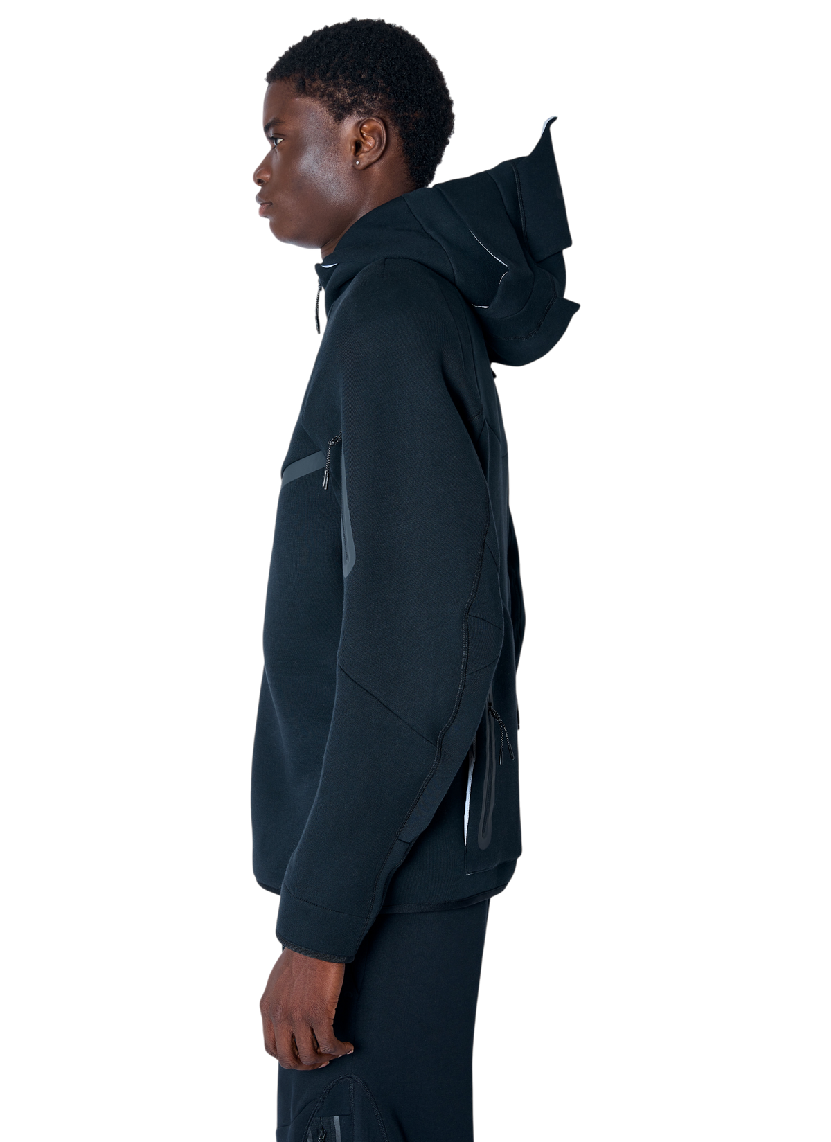 Techyfleece hoodie - black