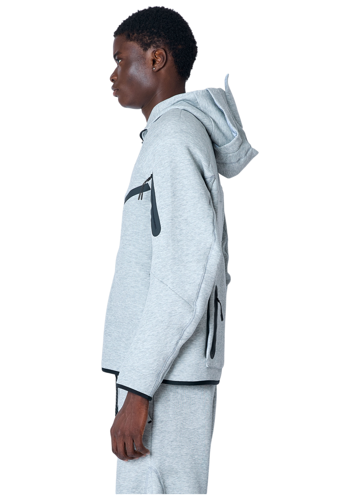 Techyfleece hoodie - heather grey