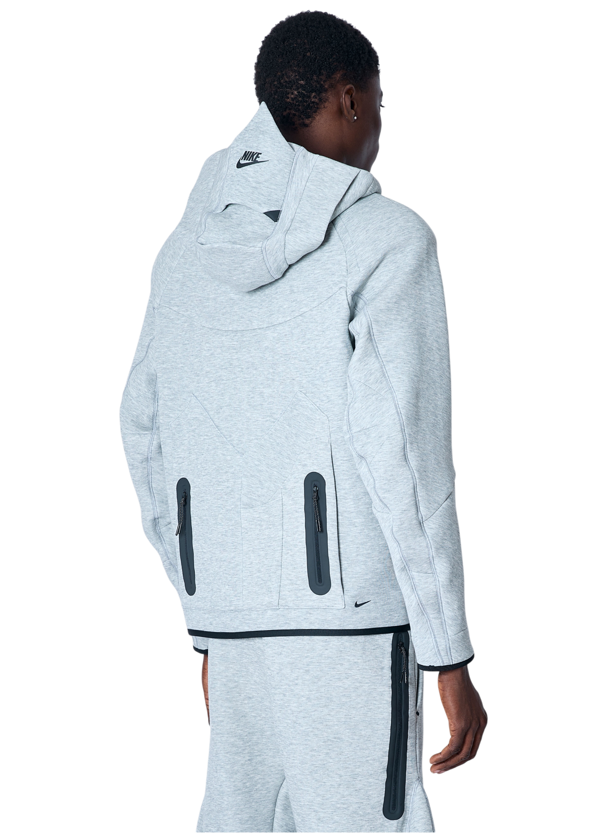 Techyfleece hoodie - heather grey