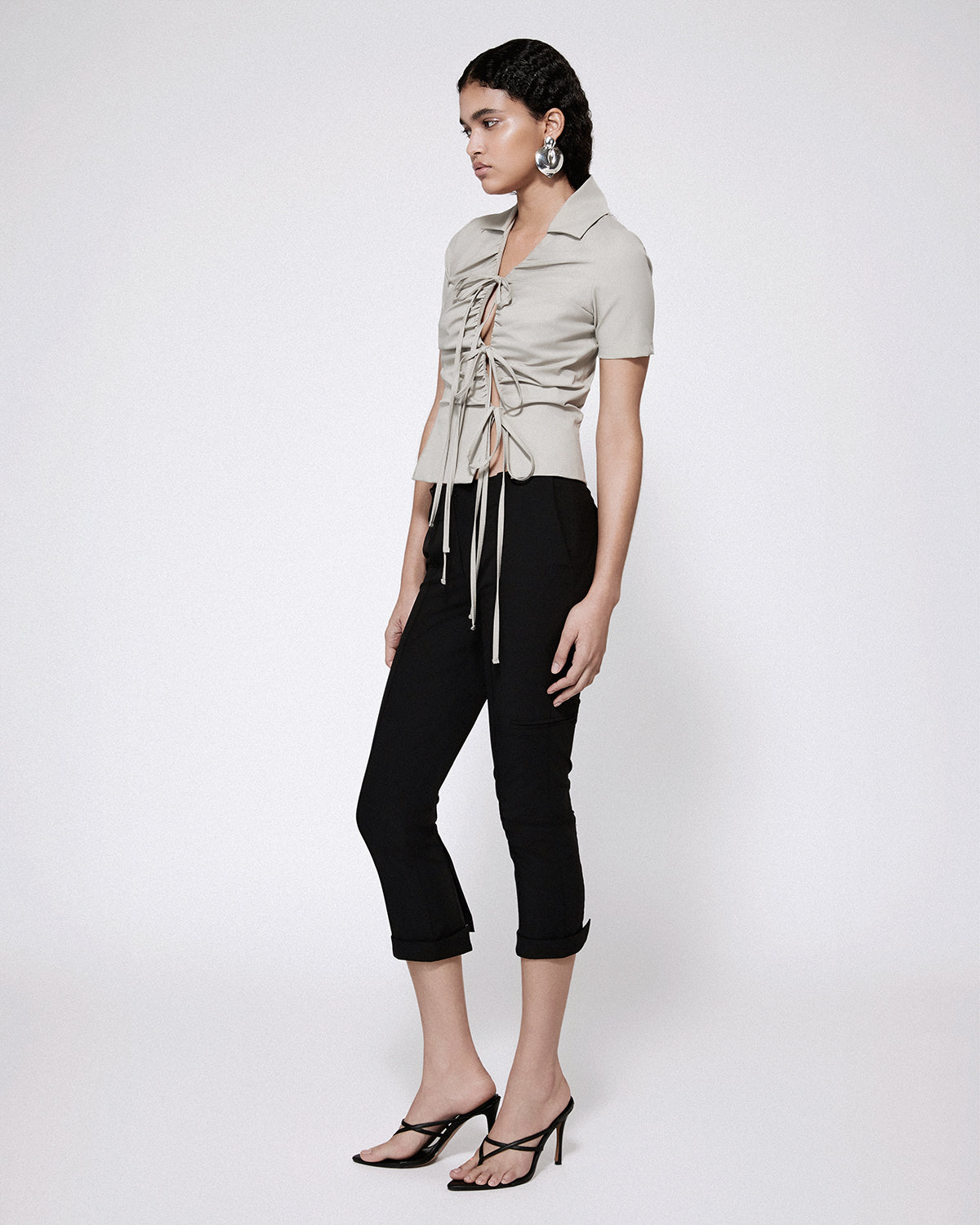 Niko shirt warm grey