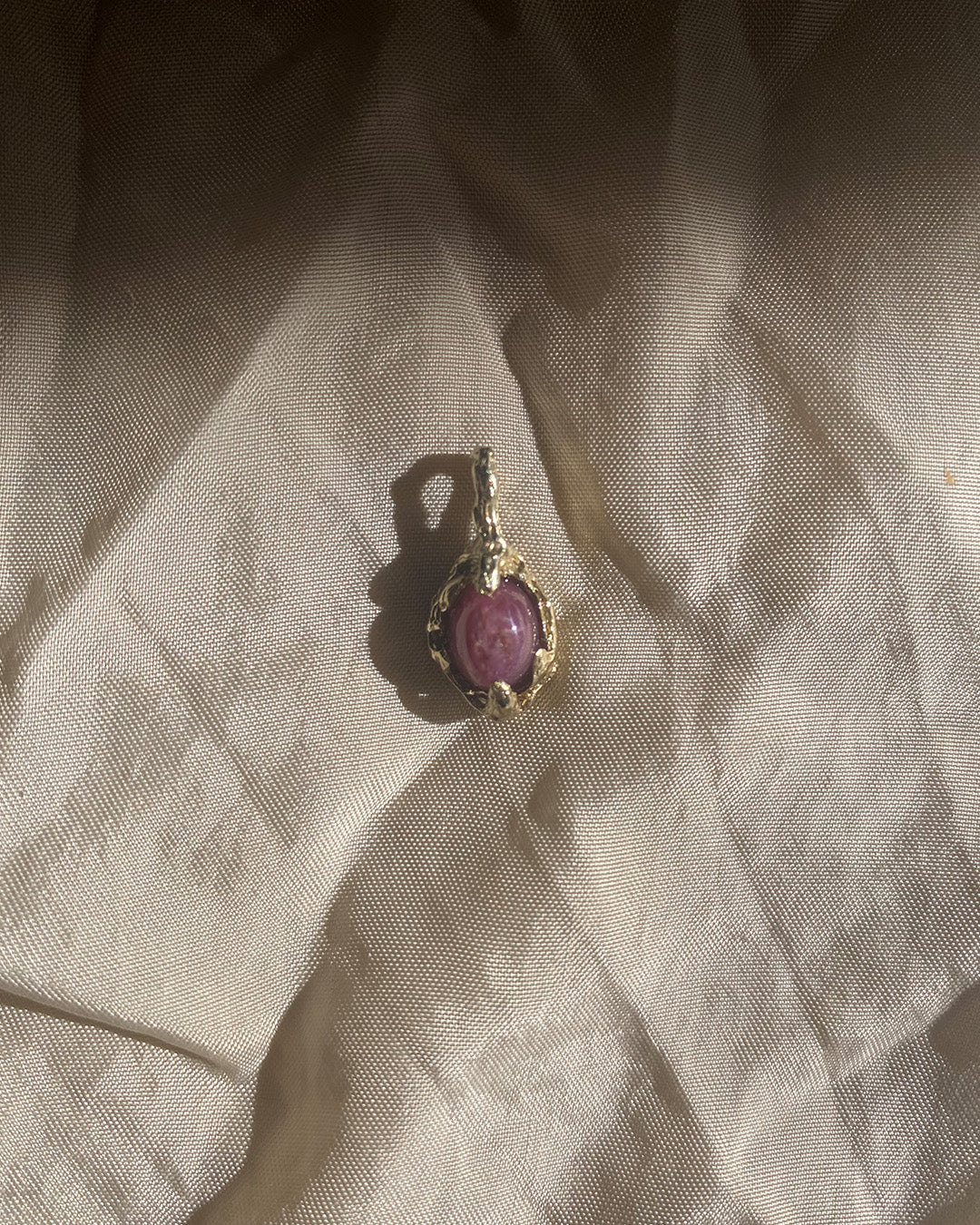 Nymph pendant - brass