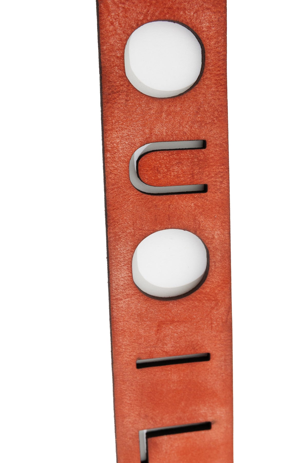 'i love you' crossbody bag strap orange