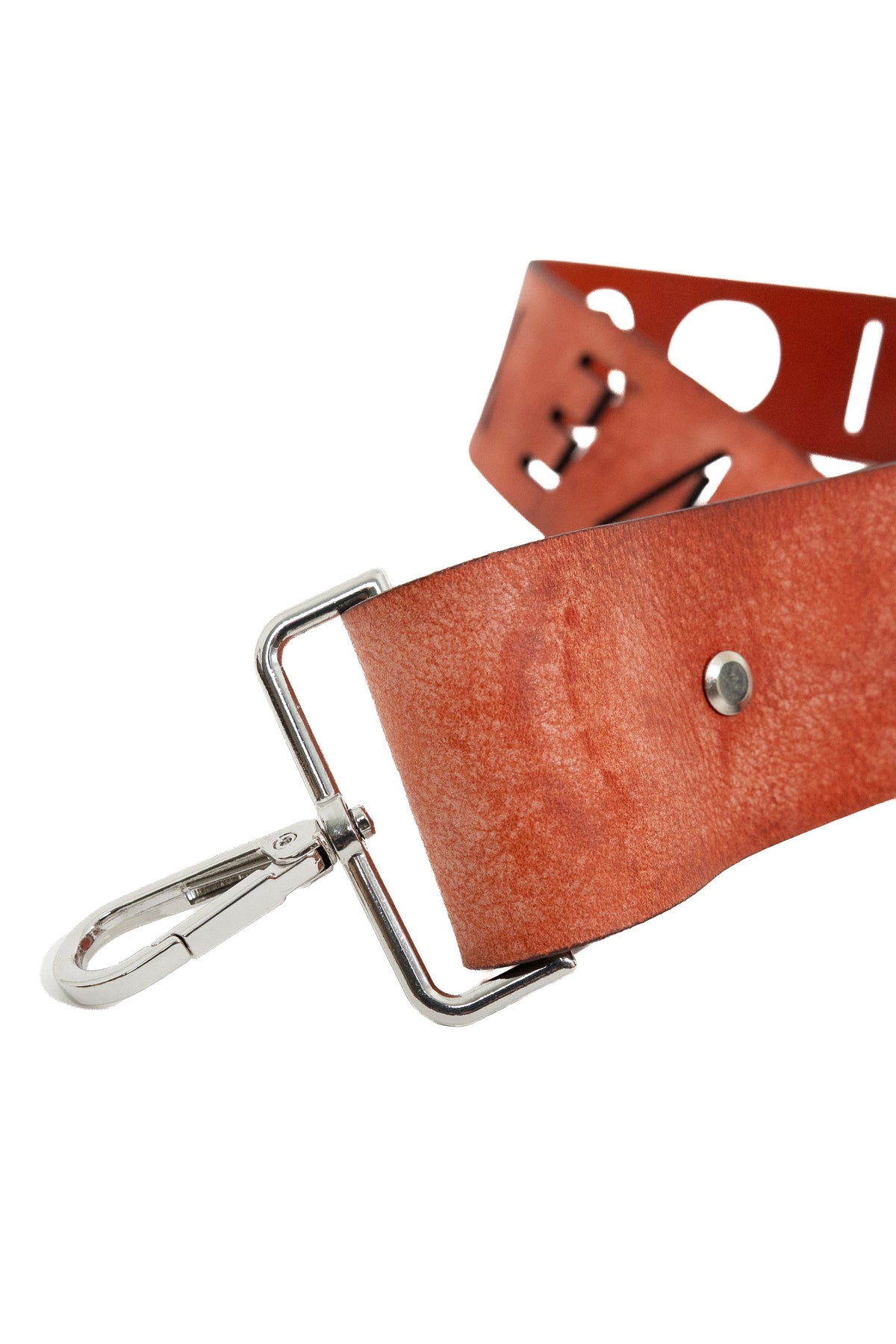 'i love you' crossbody bag strap orange