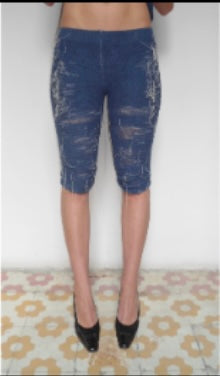 Organic capri (jean/beige)