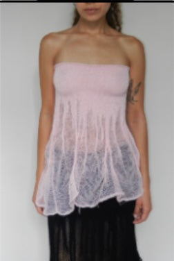 Organic tube top (pink)