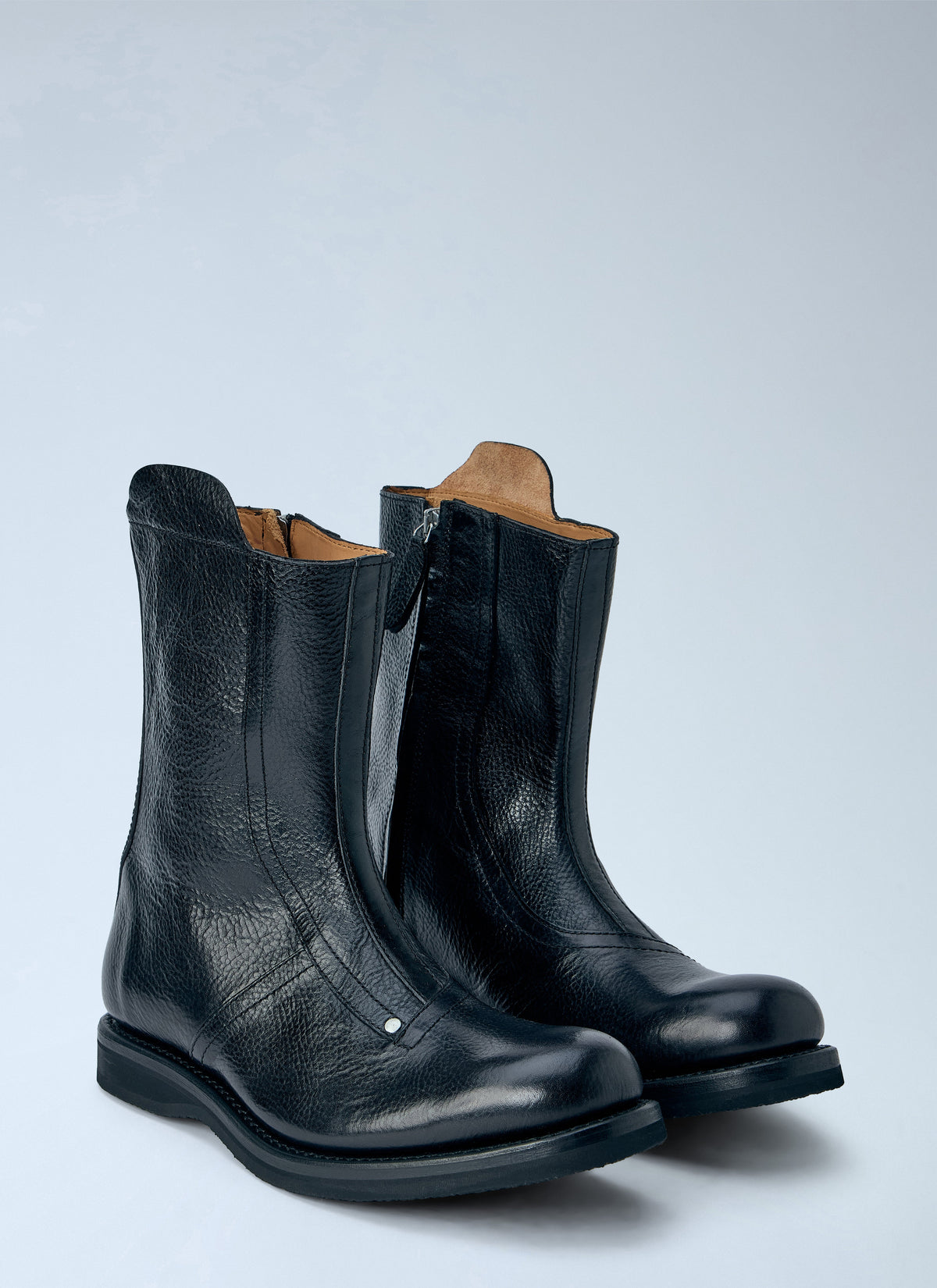 Moto leather boots