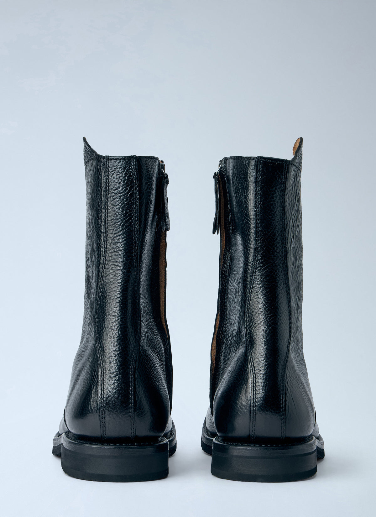Moto leather boots