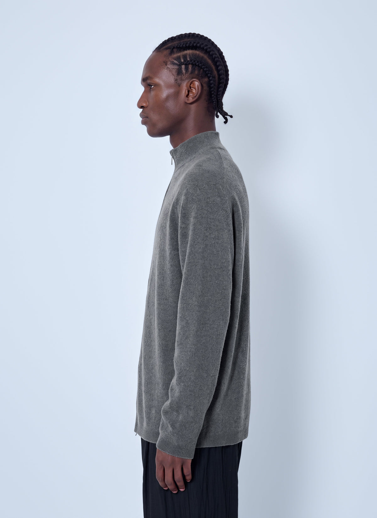 Line zip cardigan