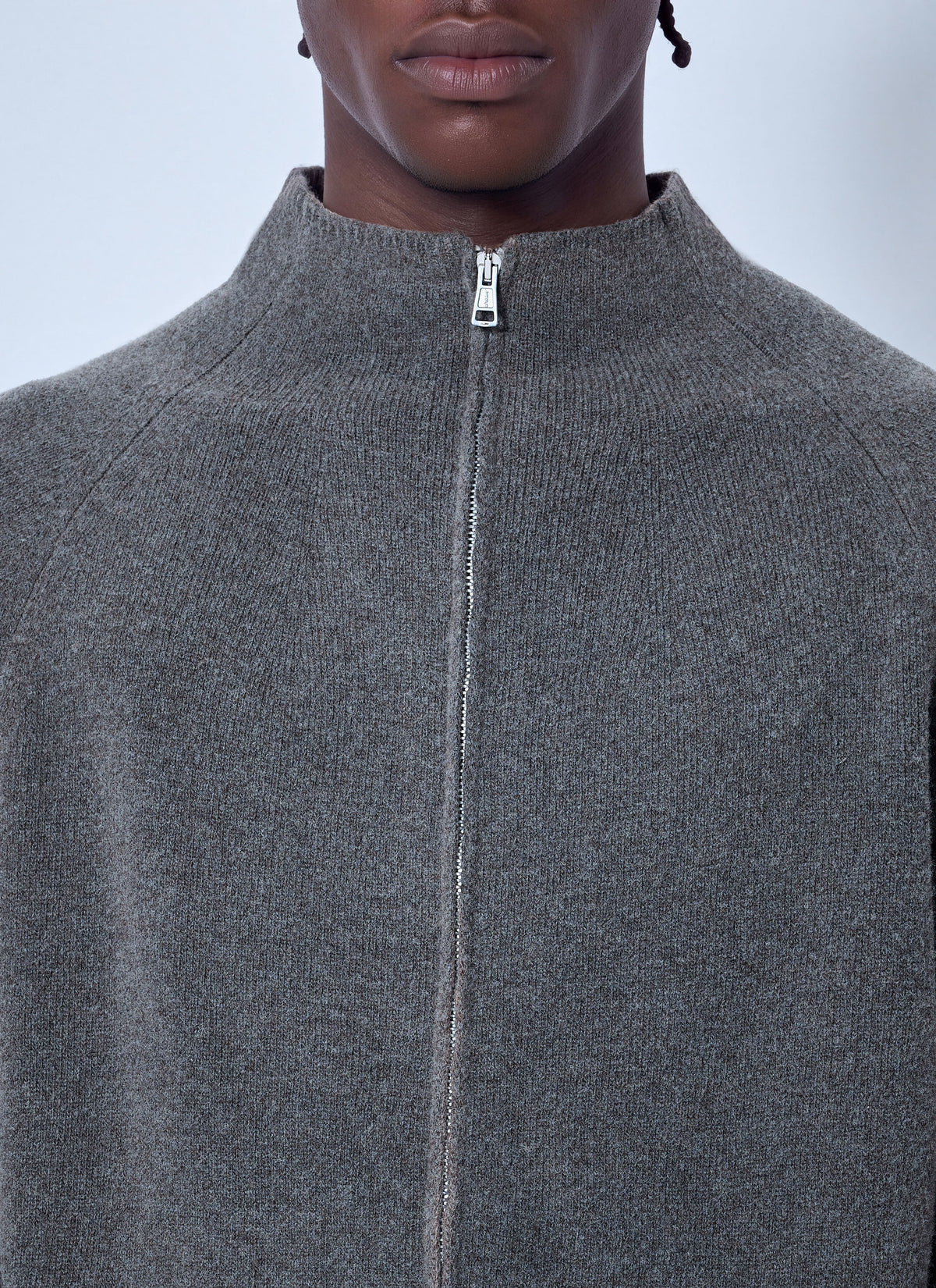 Line zip cardigan