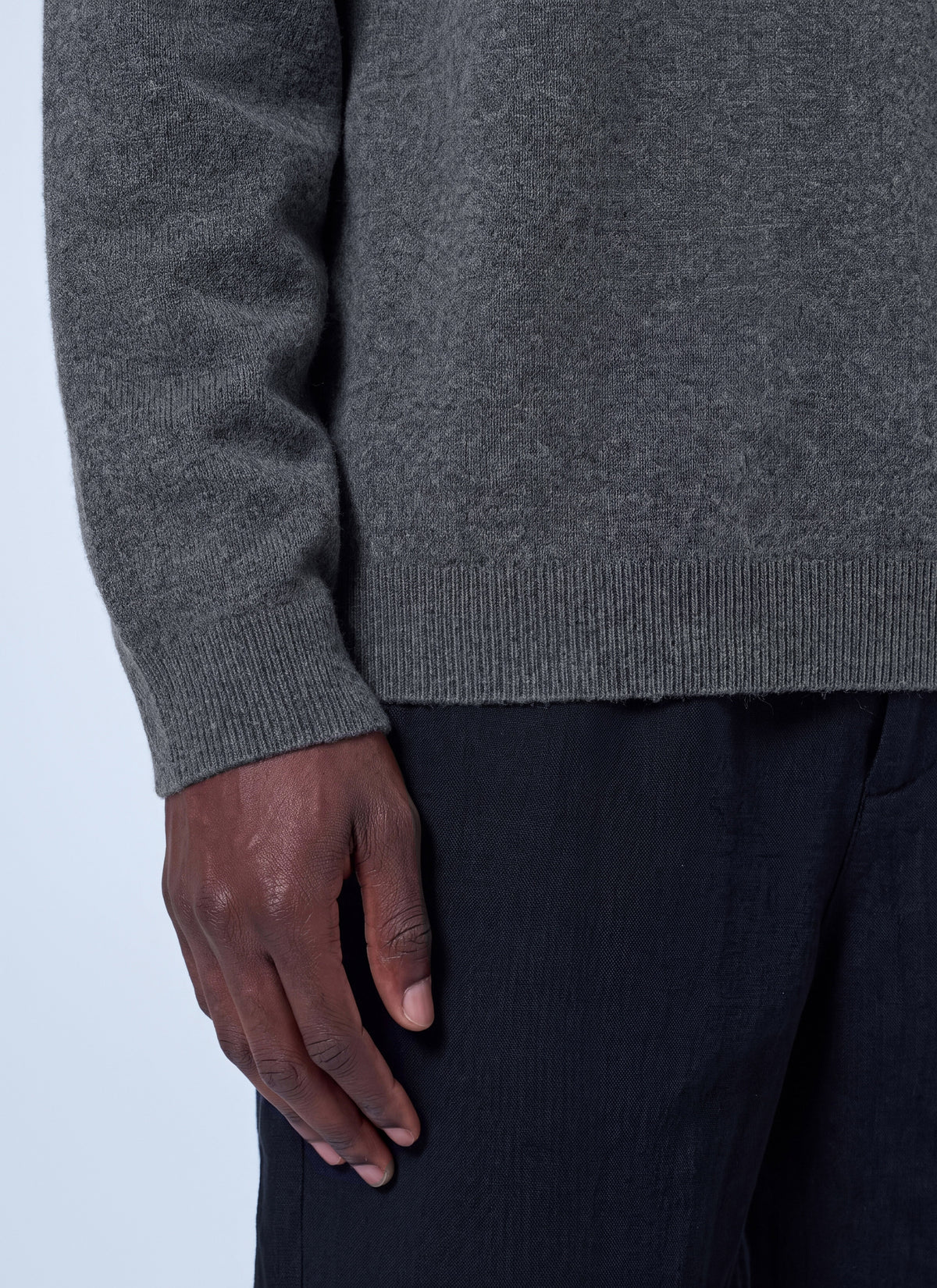 Line zip cardigan