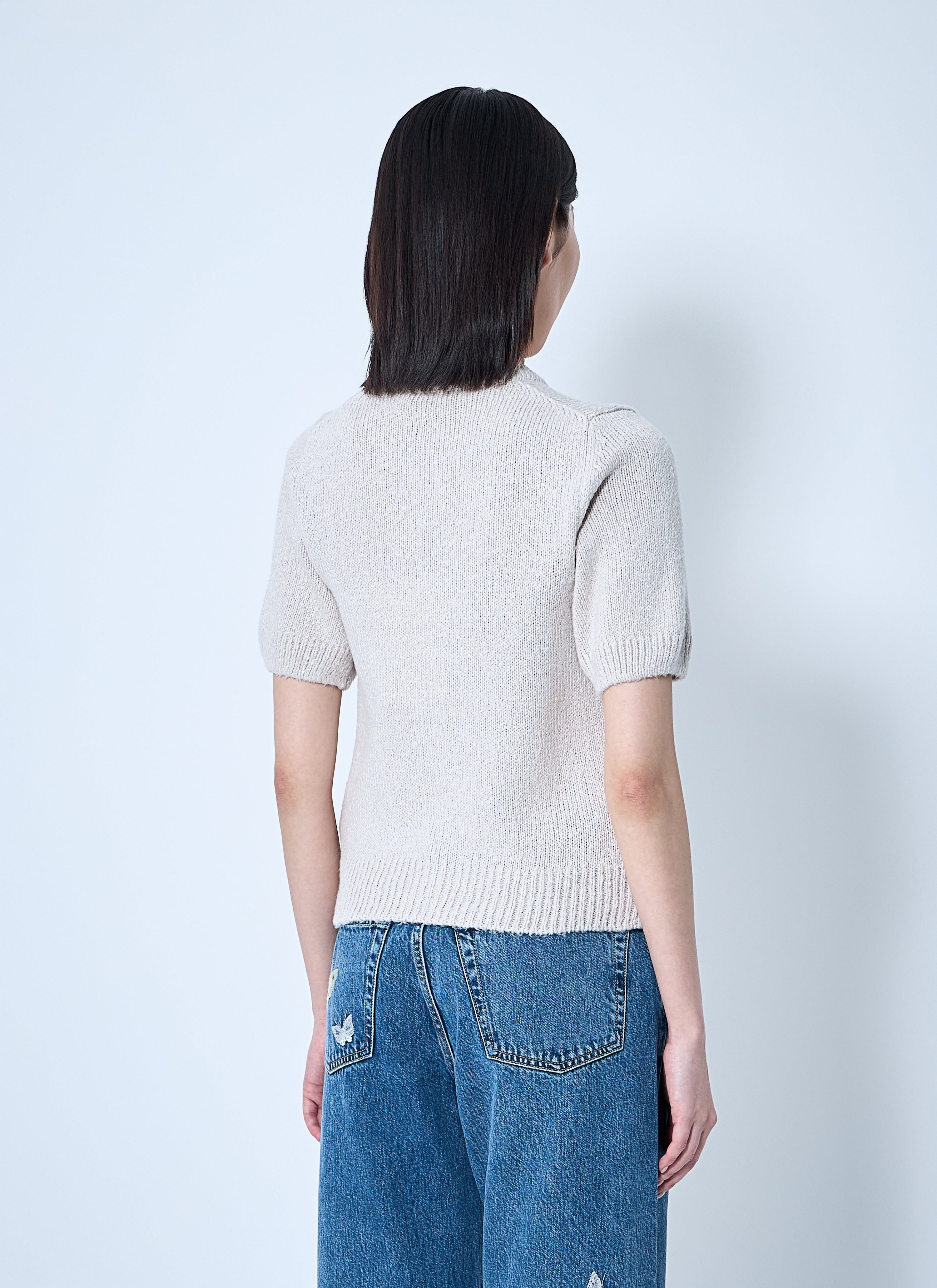 Shrunken cardigan