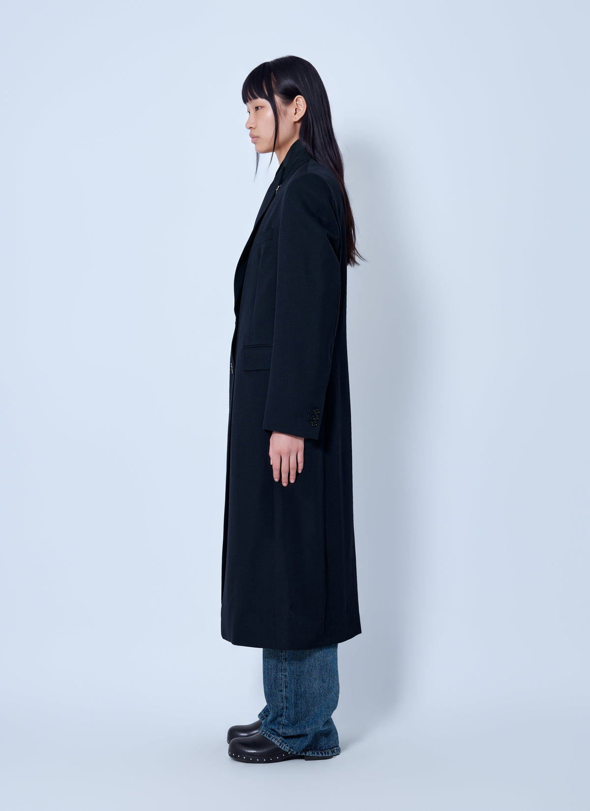 Manta gabardine coat