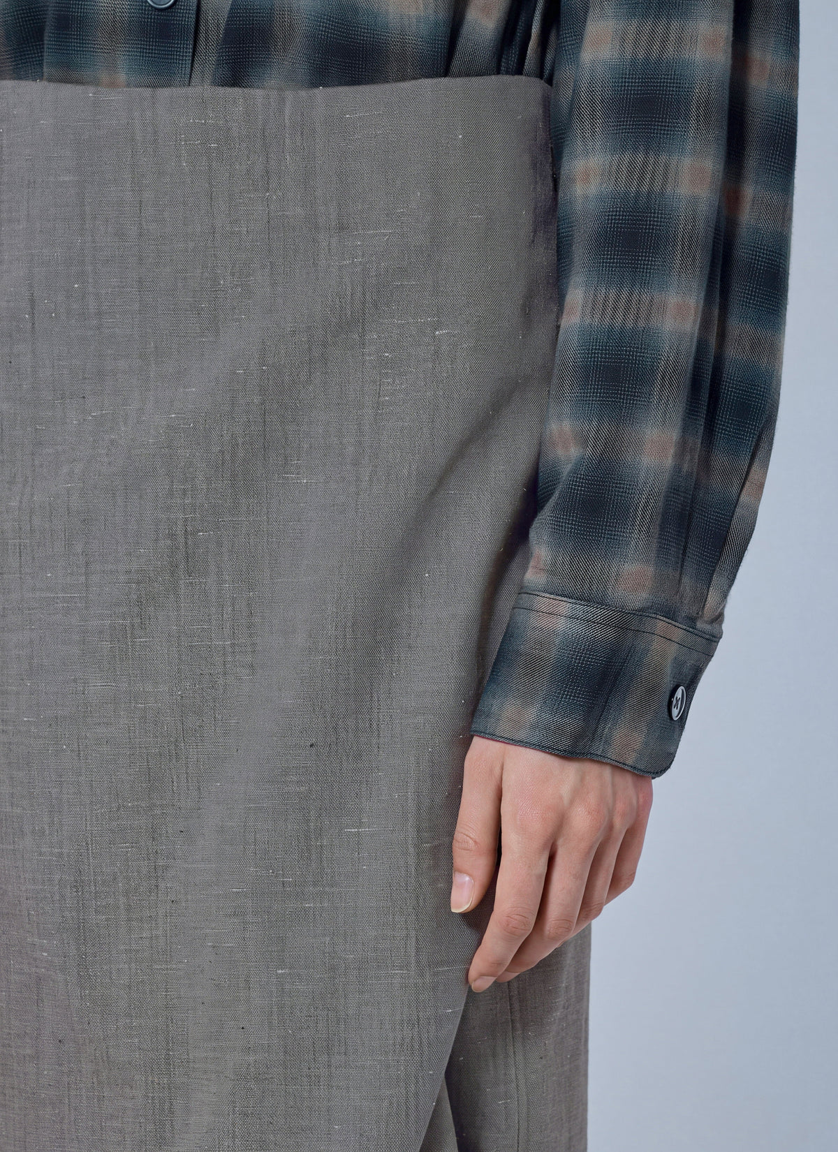 Twisted shirt dress