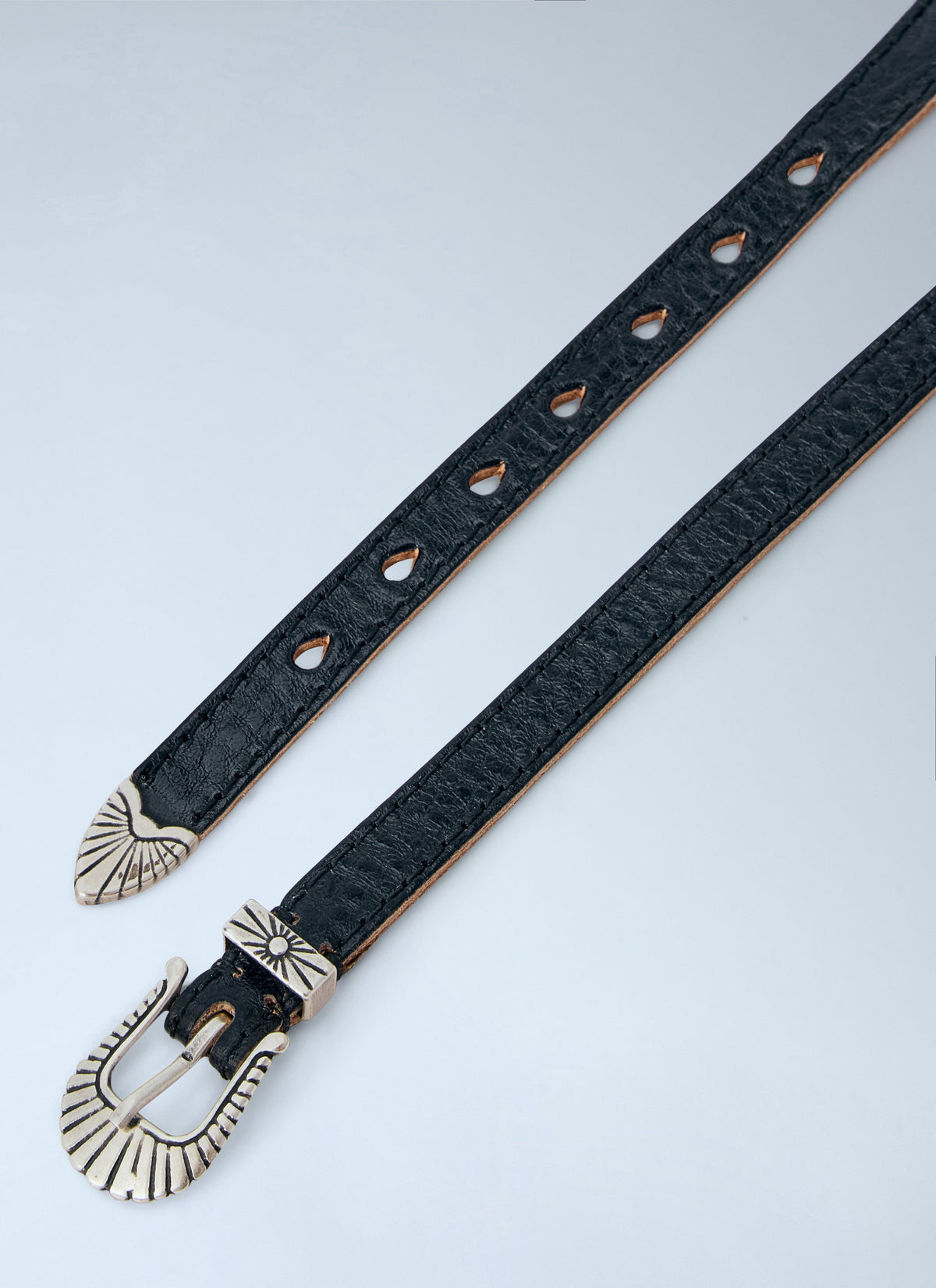Cowboy wrap around belt collar
