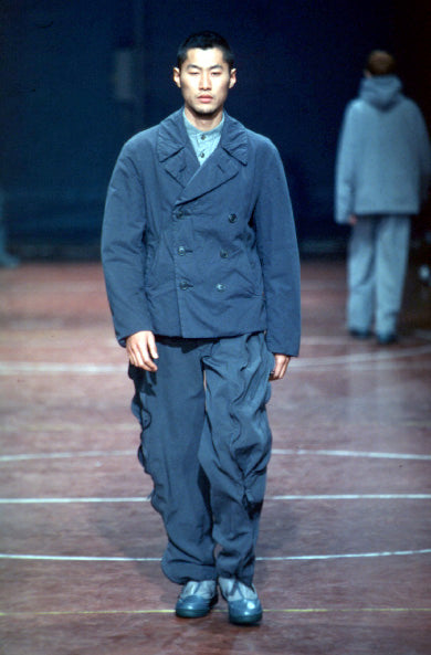Issey miyake men a/w 1999 parachute pants grey