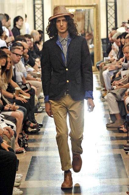 Junya watanabe man x brooks brothers s/s 2009 reversible jacket