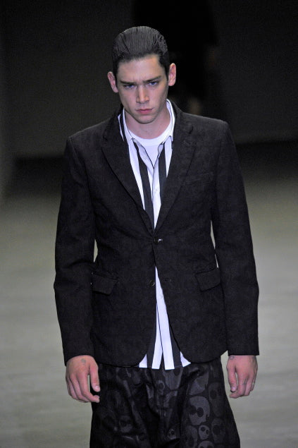 Comme des garçons homme plus s/s 2011 skull printed jacket