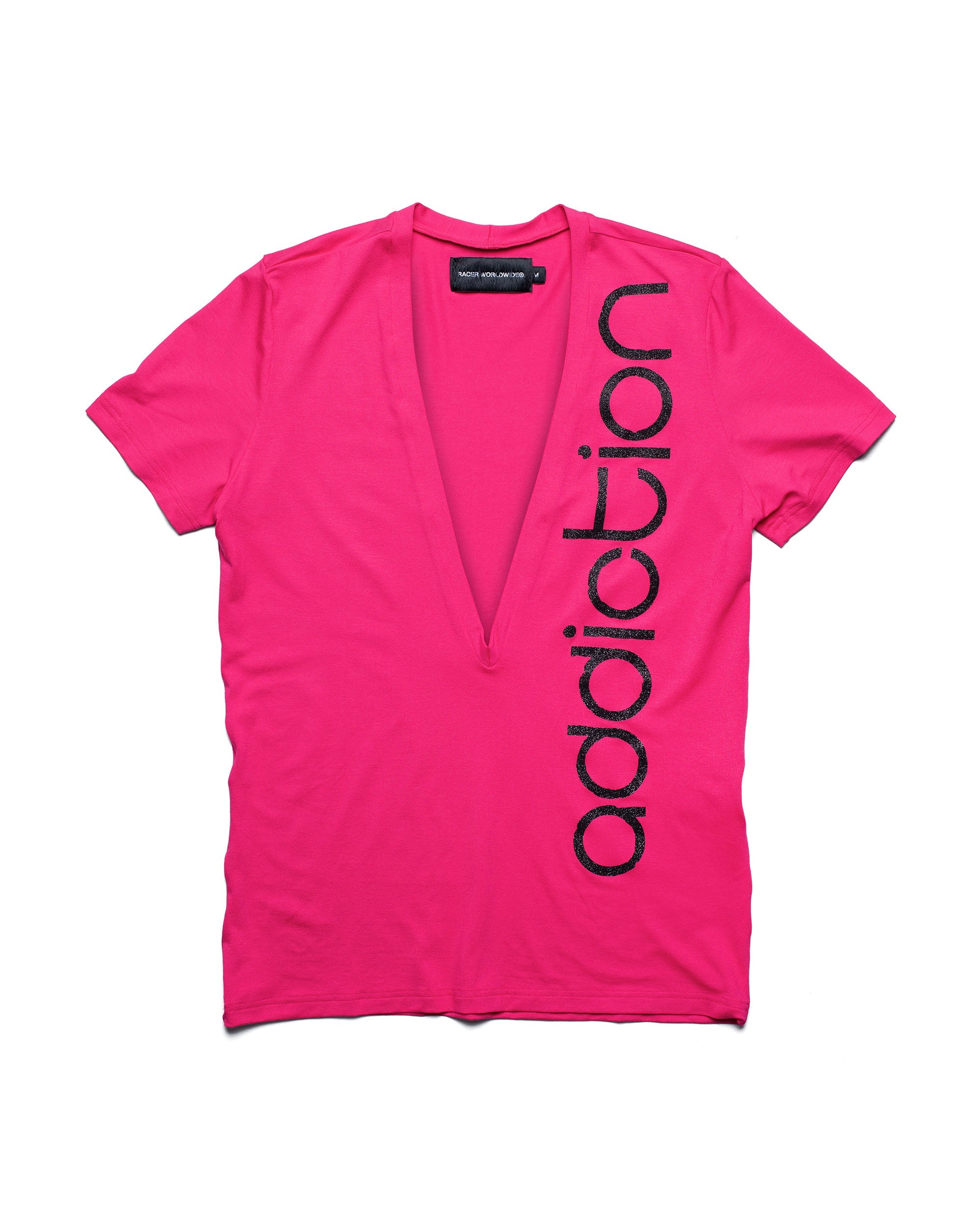 Pink addiction v-neck