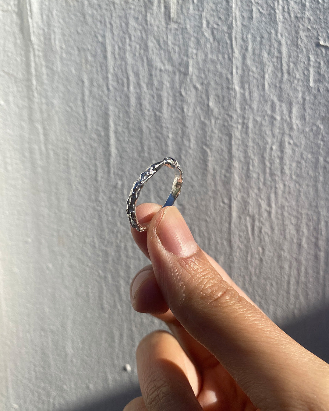 Pinkie's up! ring - silver
