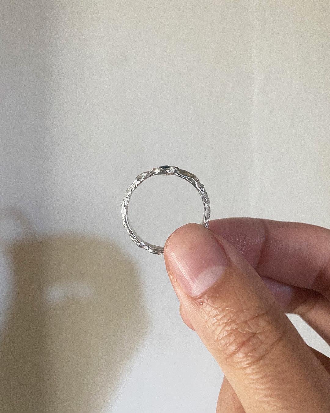 Pinkie's up! ring - silver
