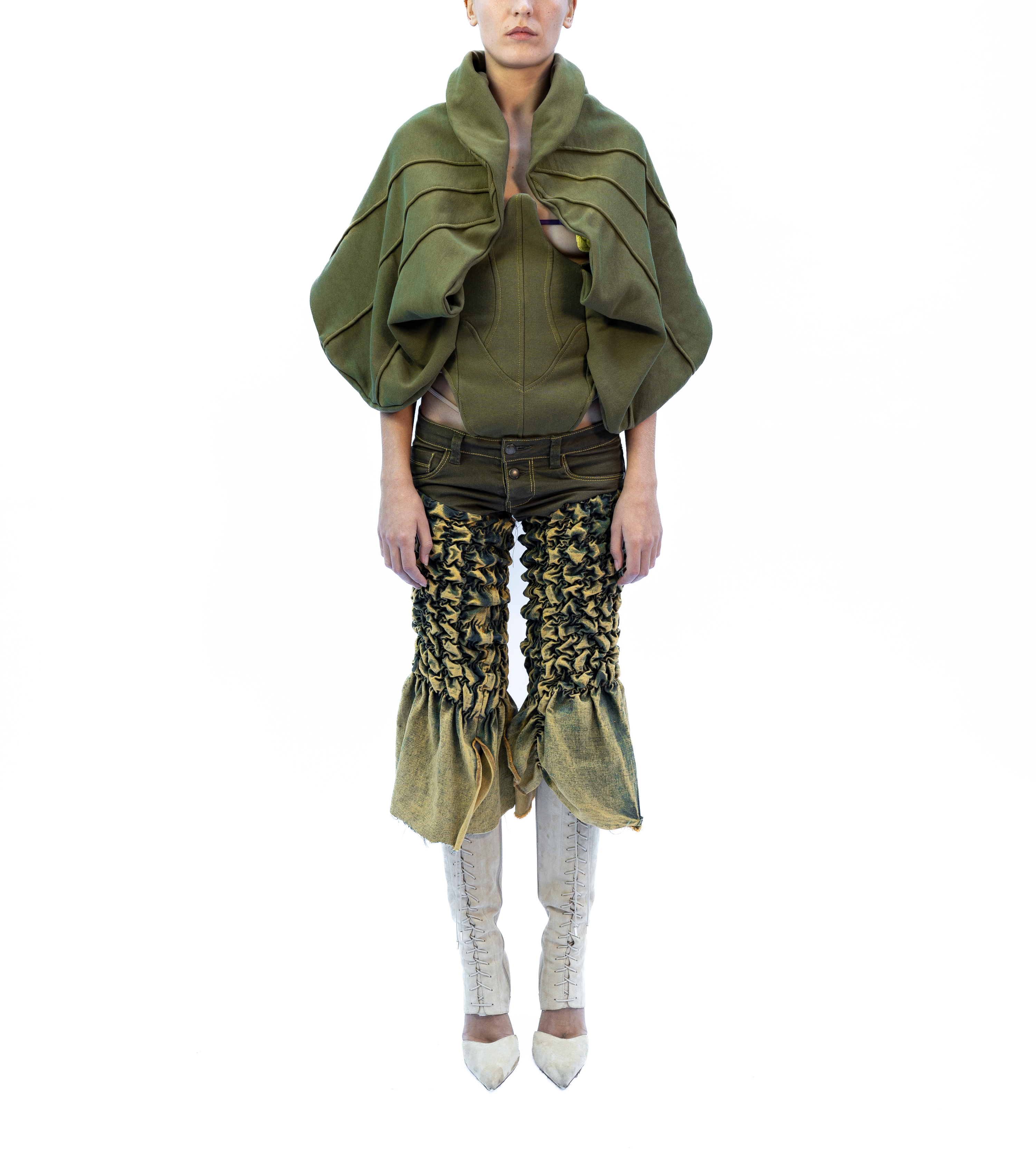 Ruffle pinocchietto