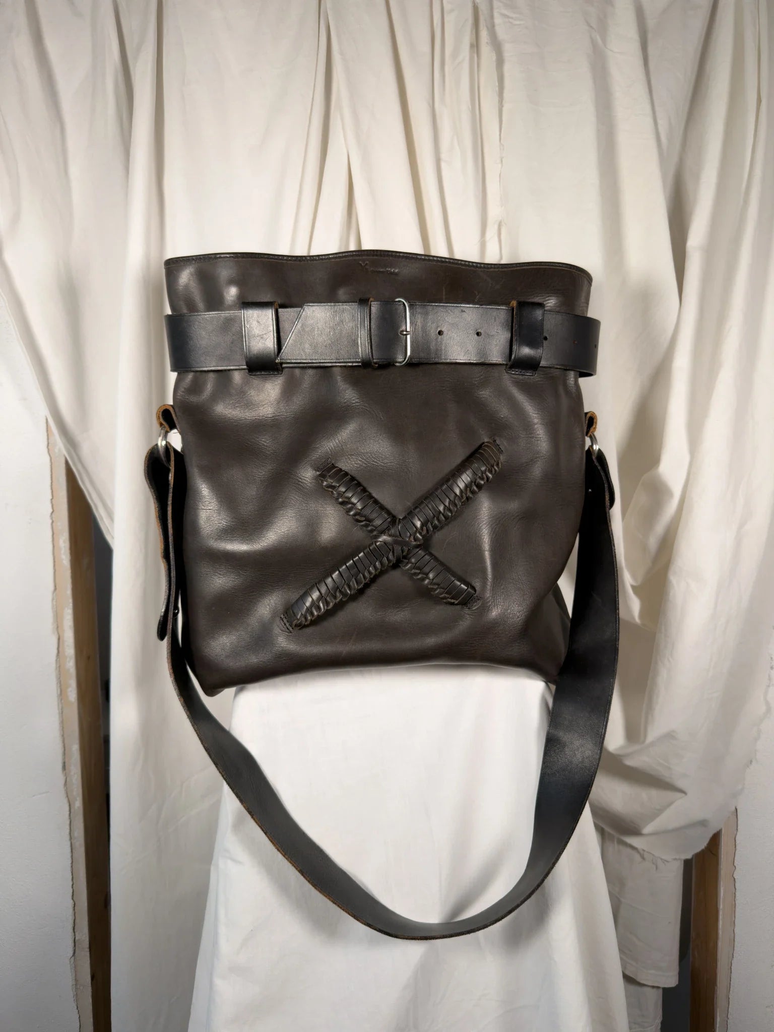 Y's yohji yamamoto 1990s leather belt bag
