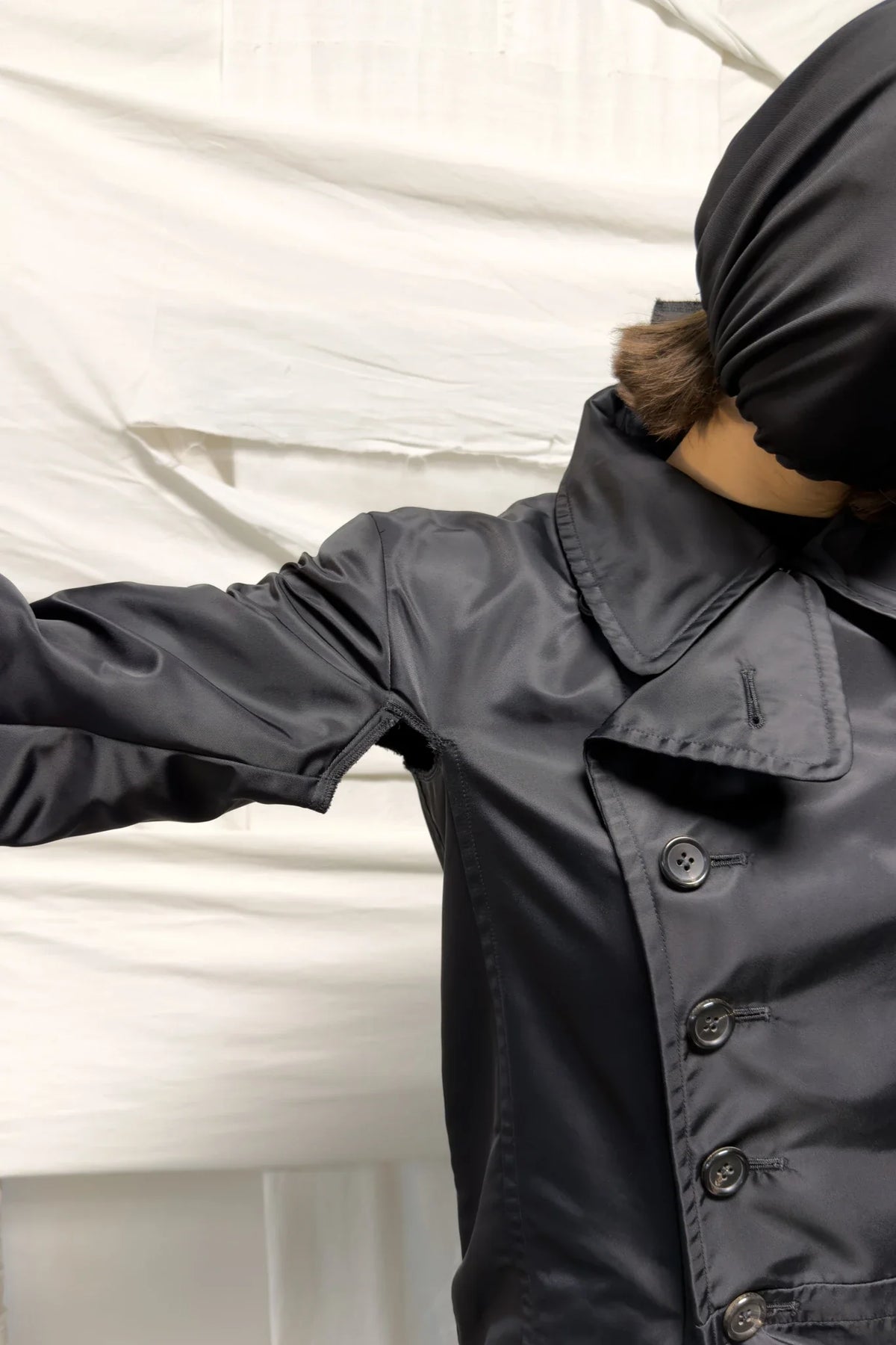 Comme des garçons s/s 2009 deconstructed trench coat