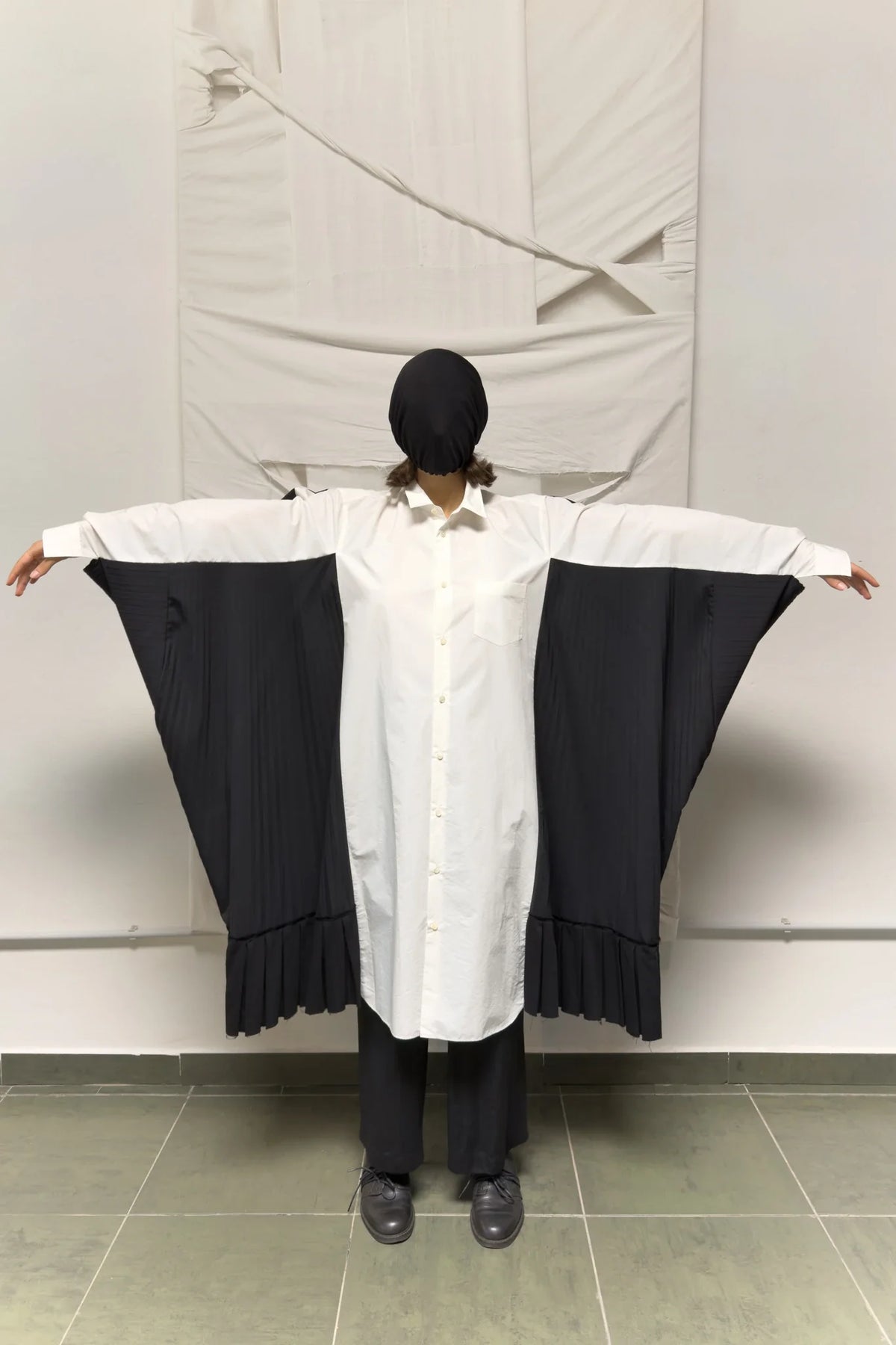 Junya watanabe a/w 2021 oversized flying shirt dress