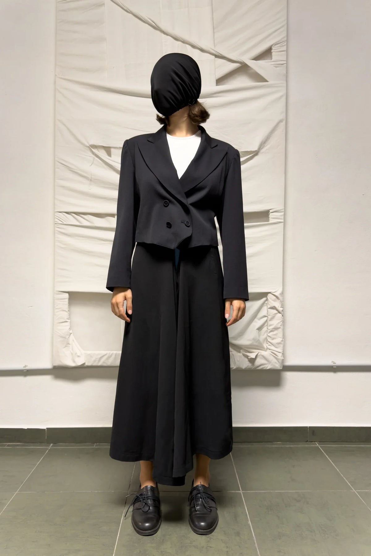 Tricot comme des garçons a/w 1995 wide hole skirt-pants