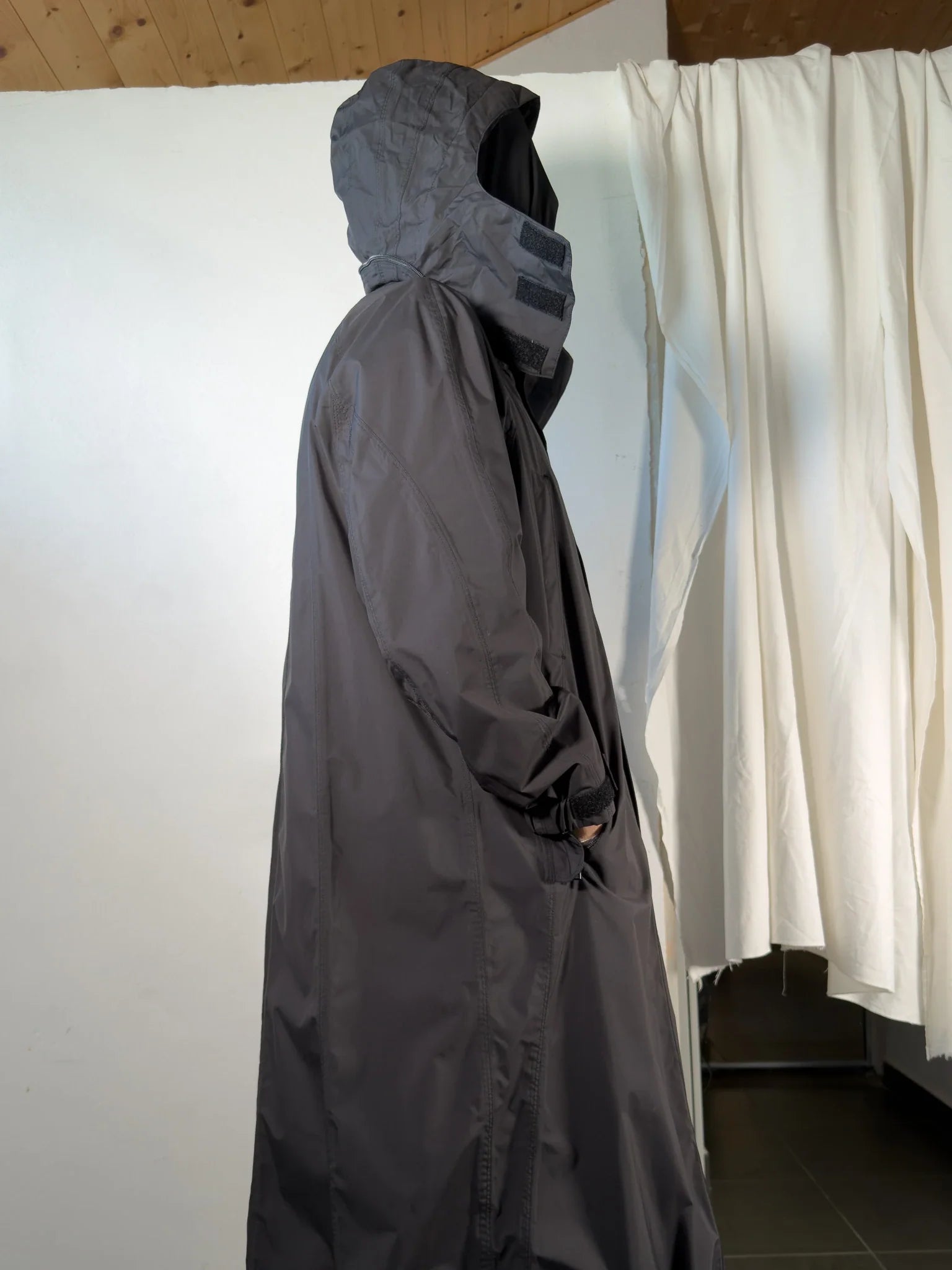 Issey miyake men s/s 2013 parachute coat