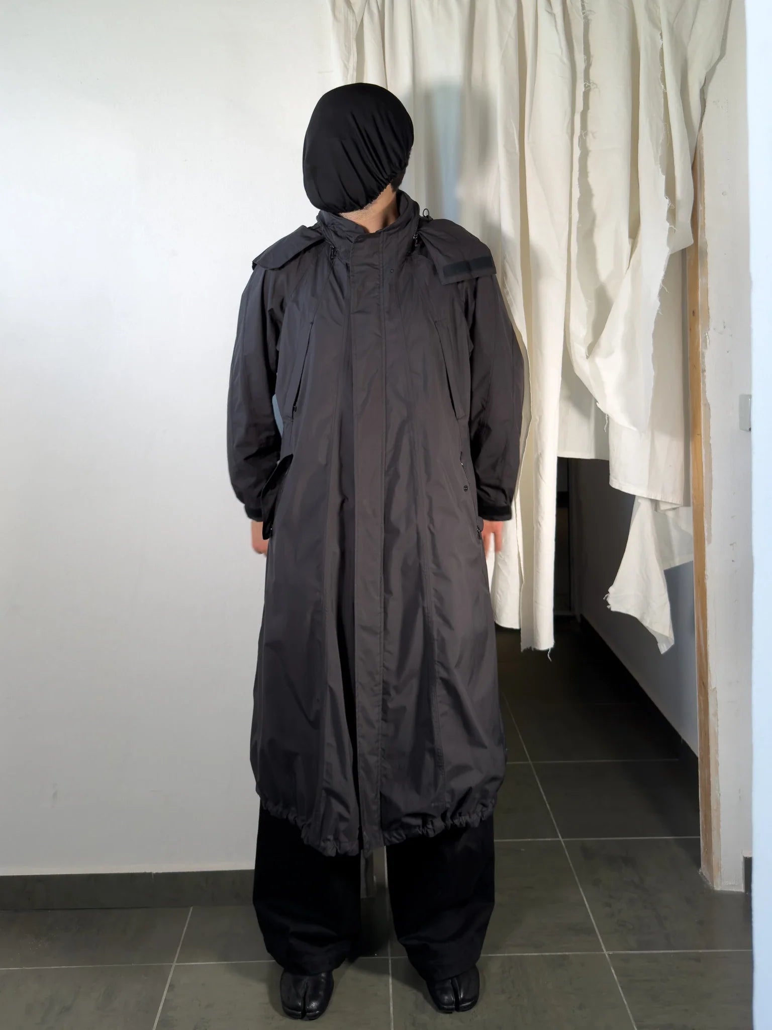 Issey miyake men s/s 2013 parachute coat